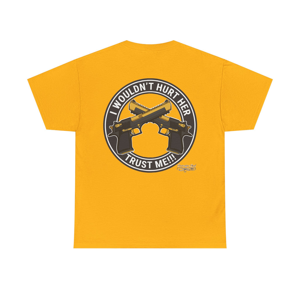 Protective Dad Pistols T-Shirt | Here’s Your Warning