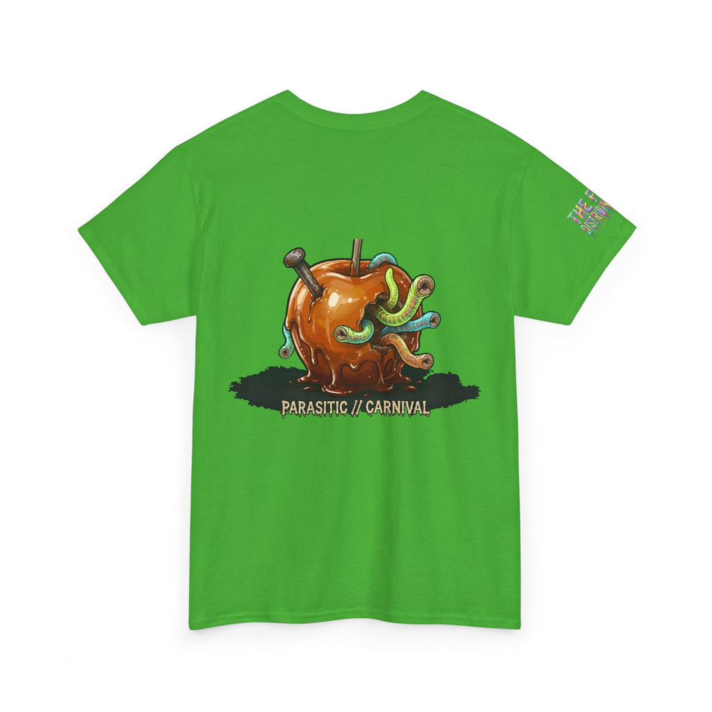 Skullcream Carnival Caramel Apple - Spooky Candy Apple Graphic T-Shirt