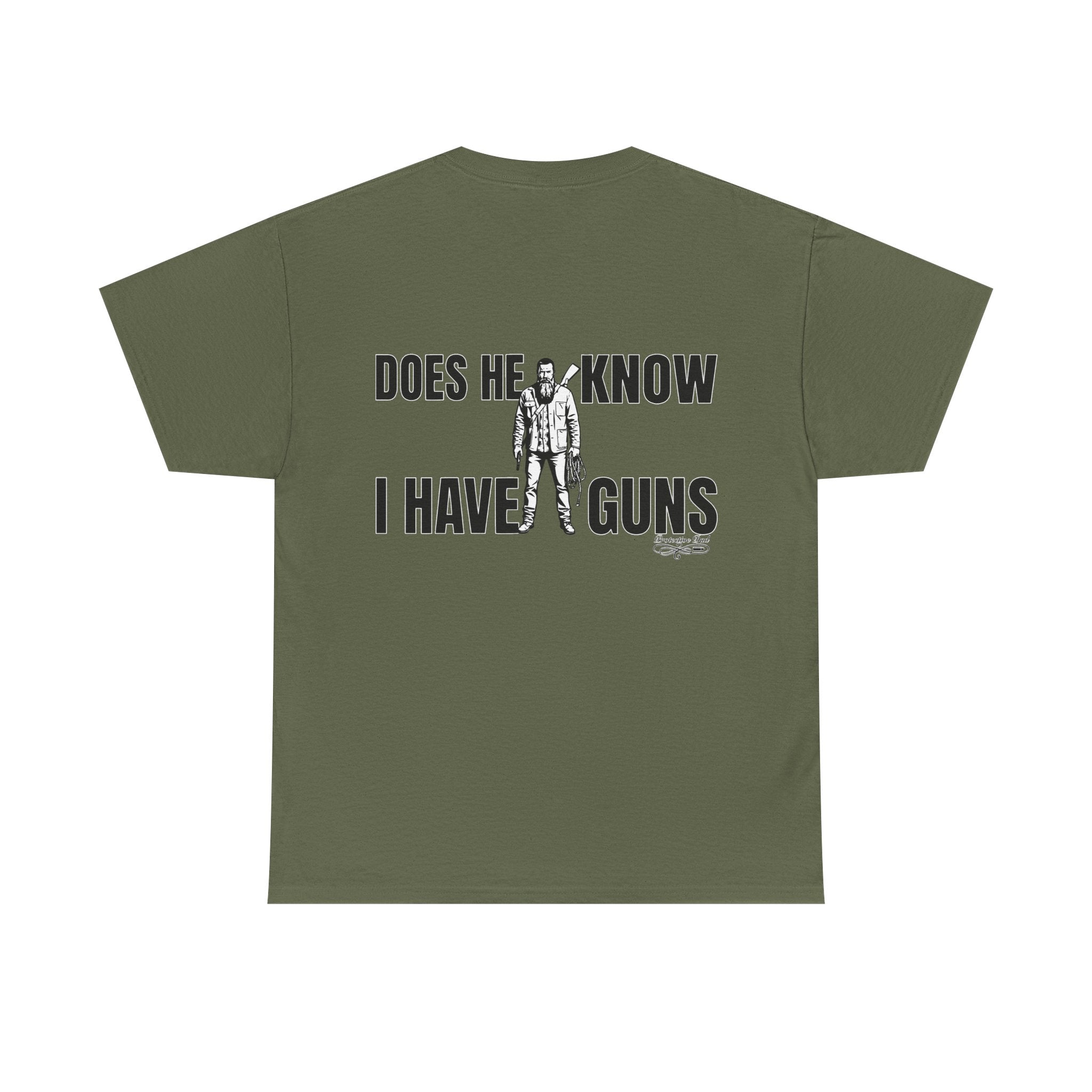 Protective Dad Does He Know T-Shirt| Here’s Your Warning