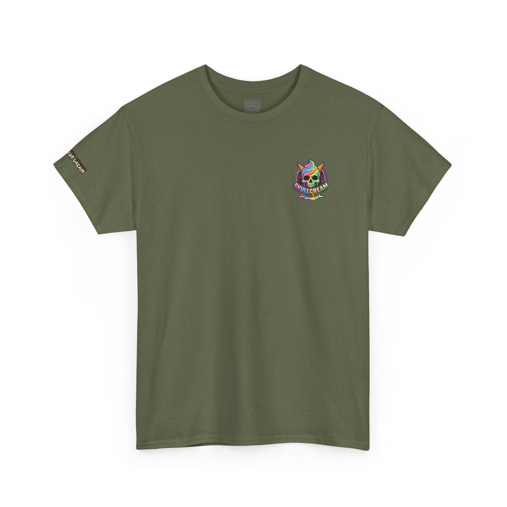 Skullcream-Goreo Crush Cream T-Shirt | Colorful Drip Graphic Tee