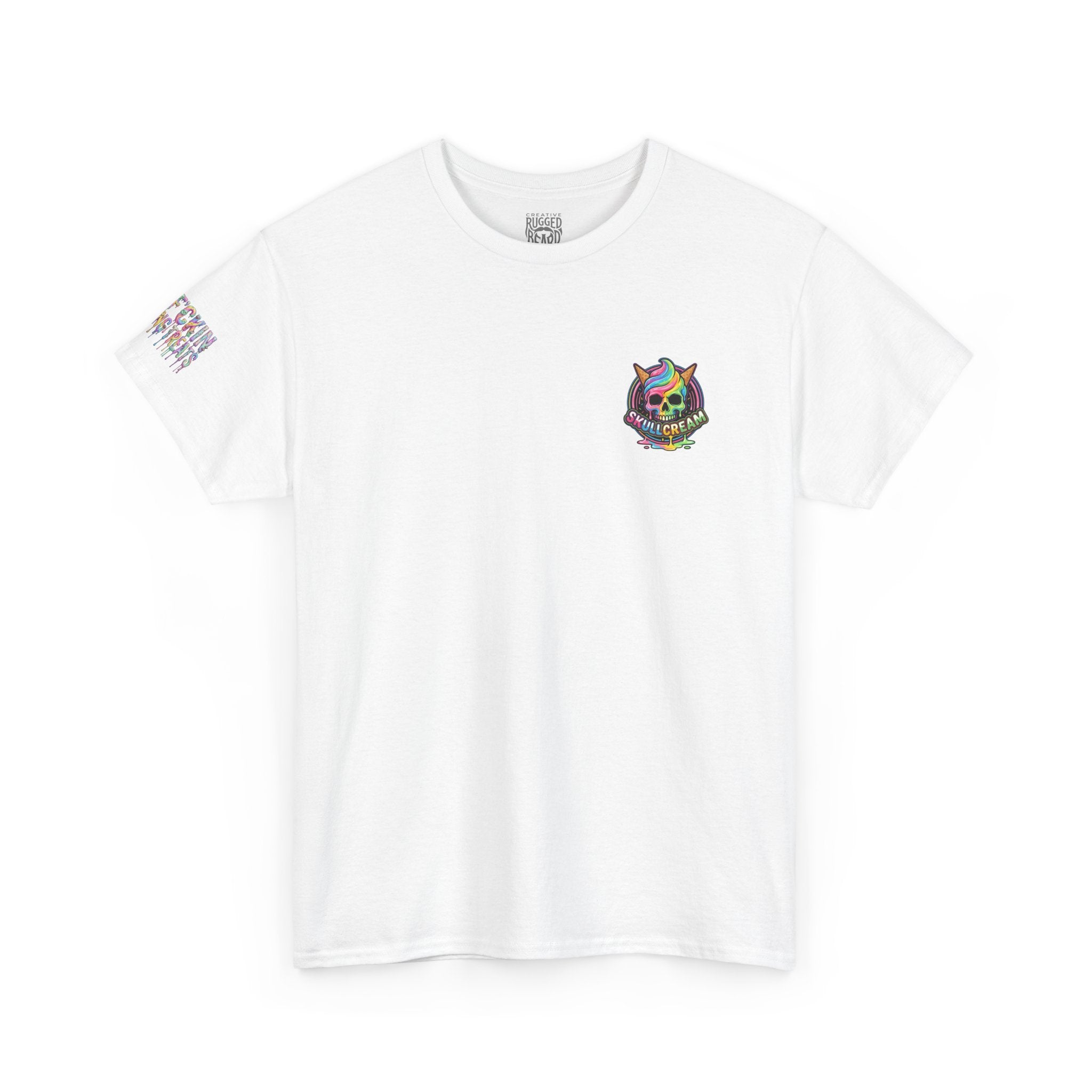 Cotton Candy Skullcream T Shirt — 'Sticky Fingers' Graphic T-Shirt