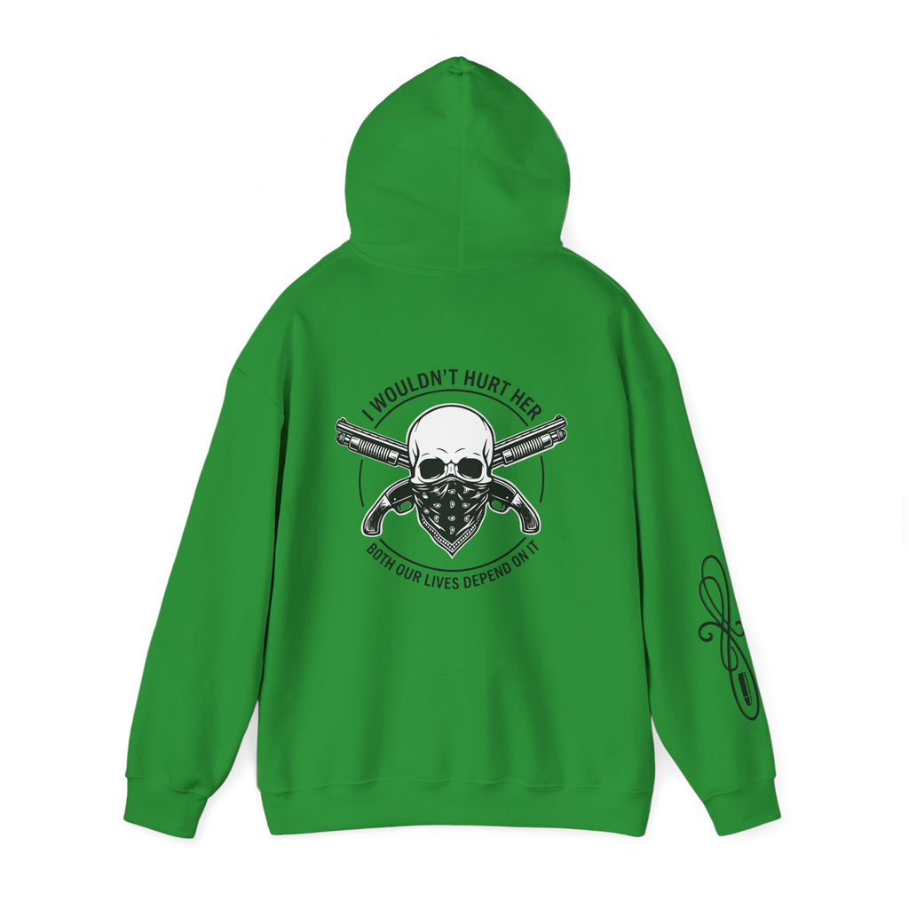 Protective Dad Sawed Off Shotguns - Hoodie | Here’s Your Warning