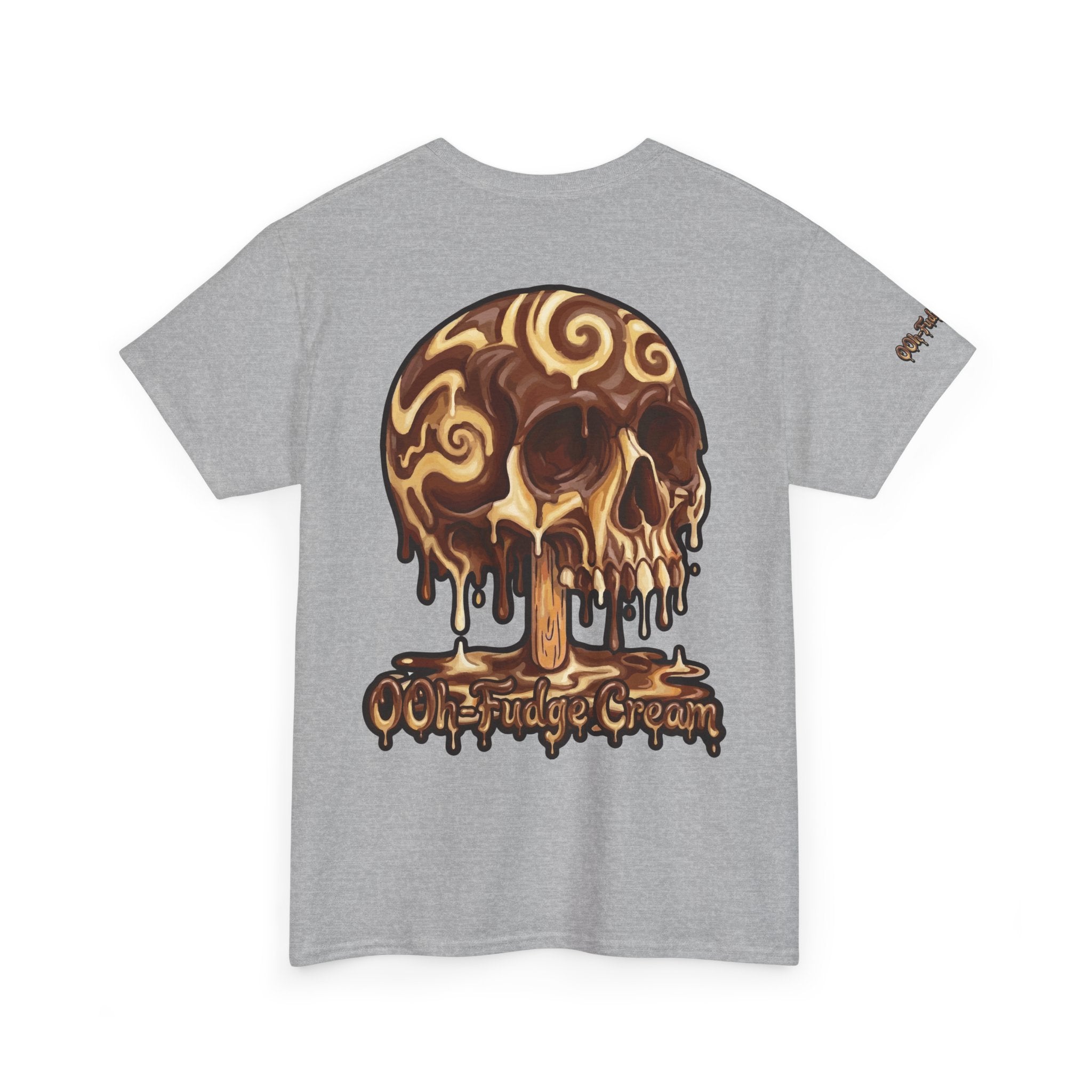 Skullcream-Ooh-Fudge Cream T-Shirt | Colorful Drip Graphic Tee