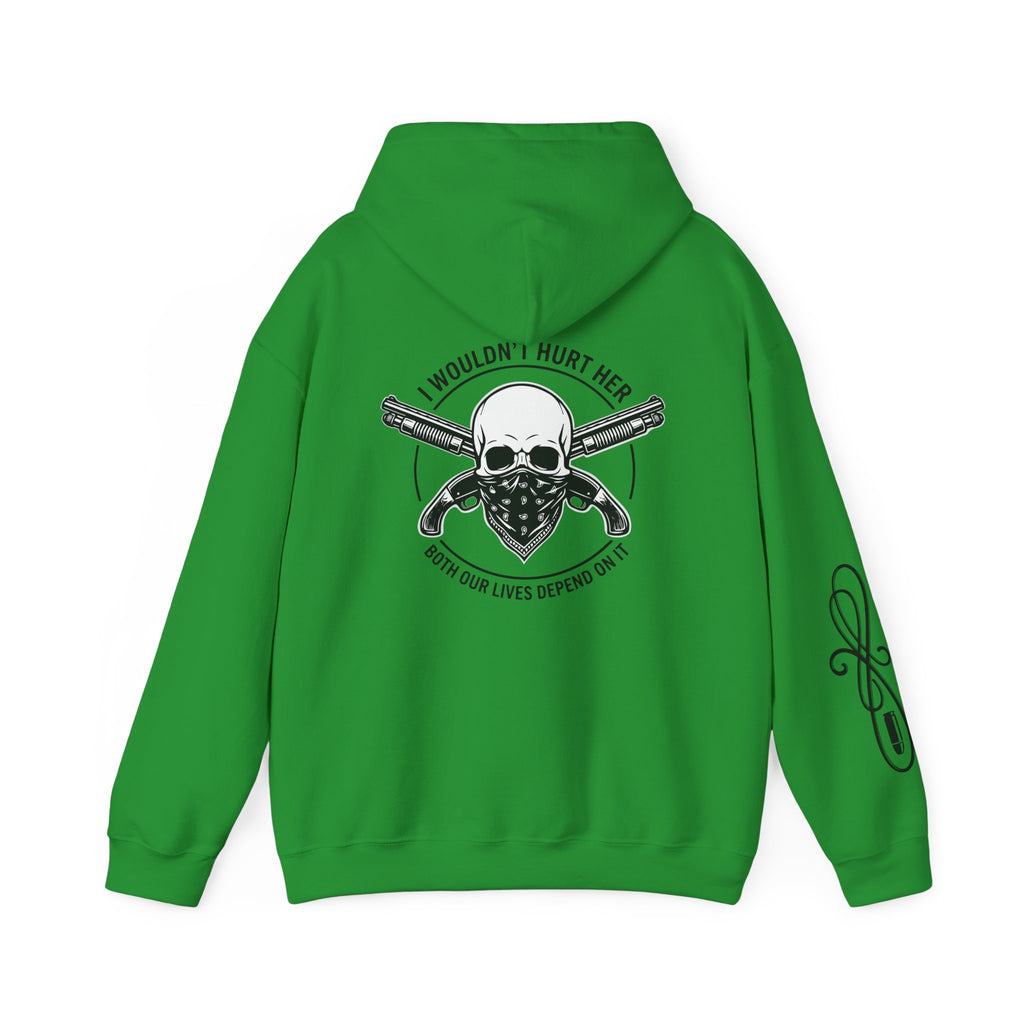 Protective Dad Sawed Off Shotguns - Hoodie | Here’s Your Warning