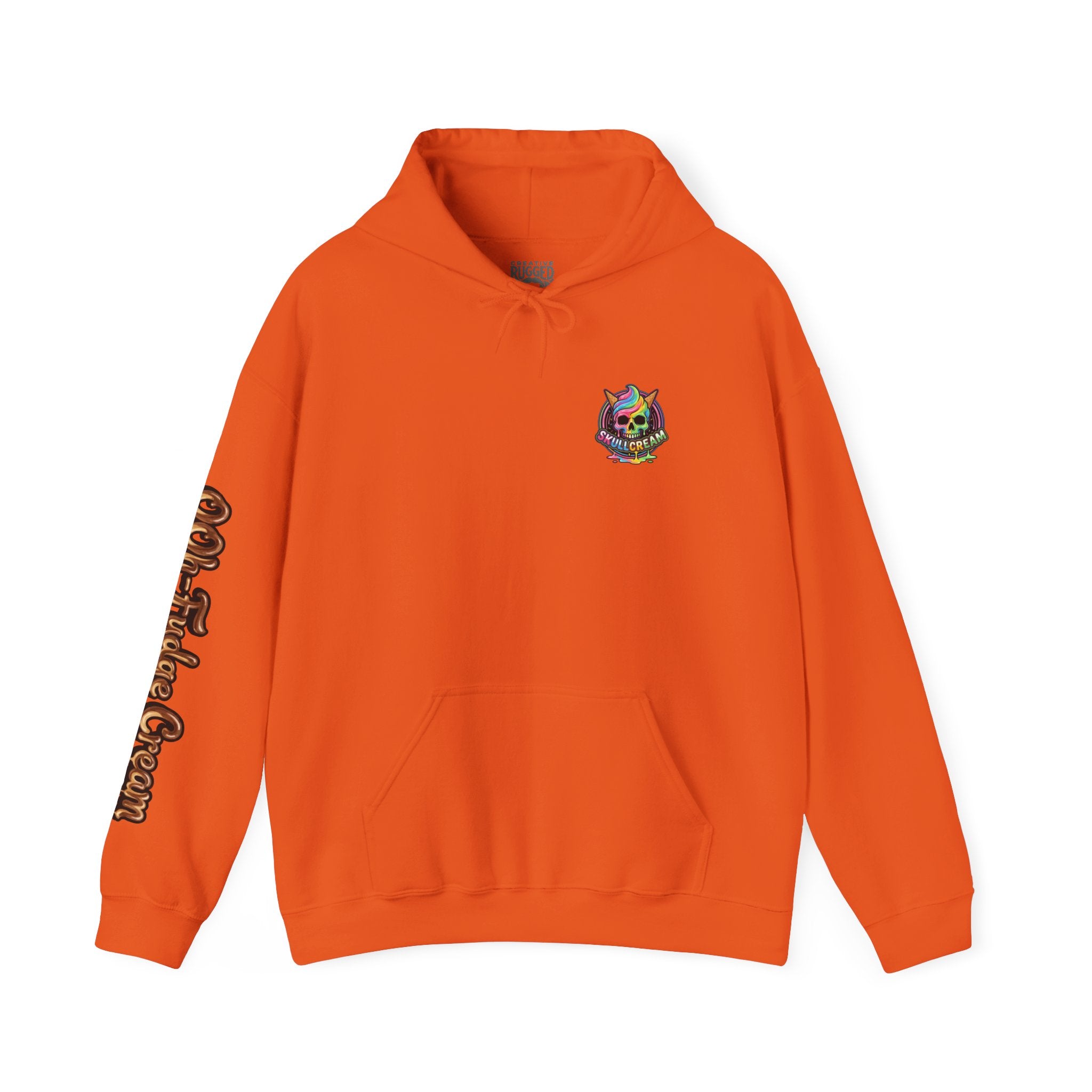 Skullcream-Ooh-Fudge Cream Hoodie | Dripping Skull Graphic