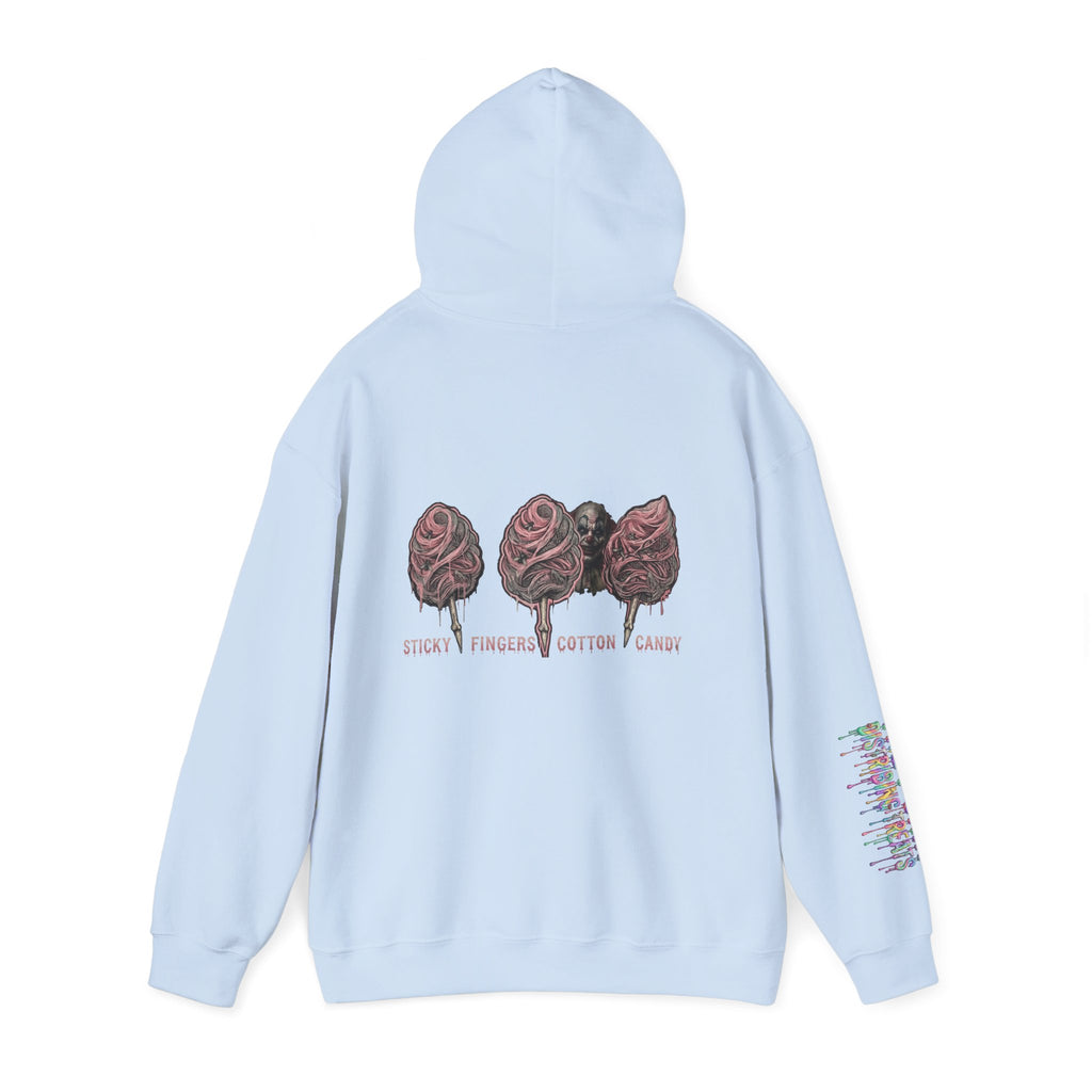 Cotton Candy Skullcream Hoodie — Sticky Fingers Band Graphic Pullover