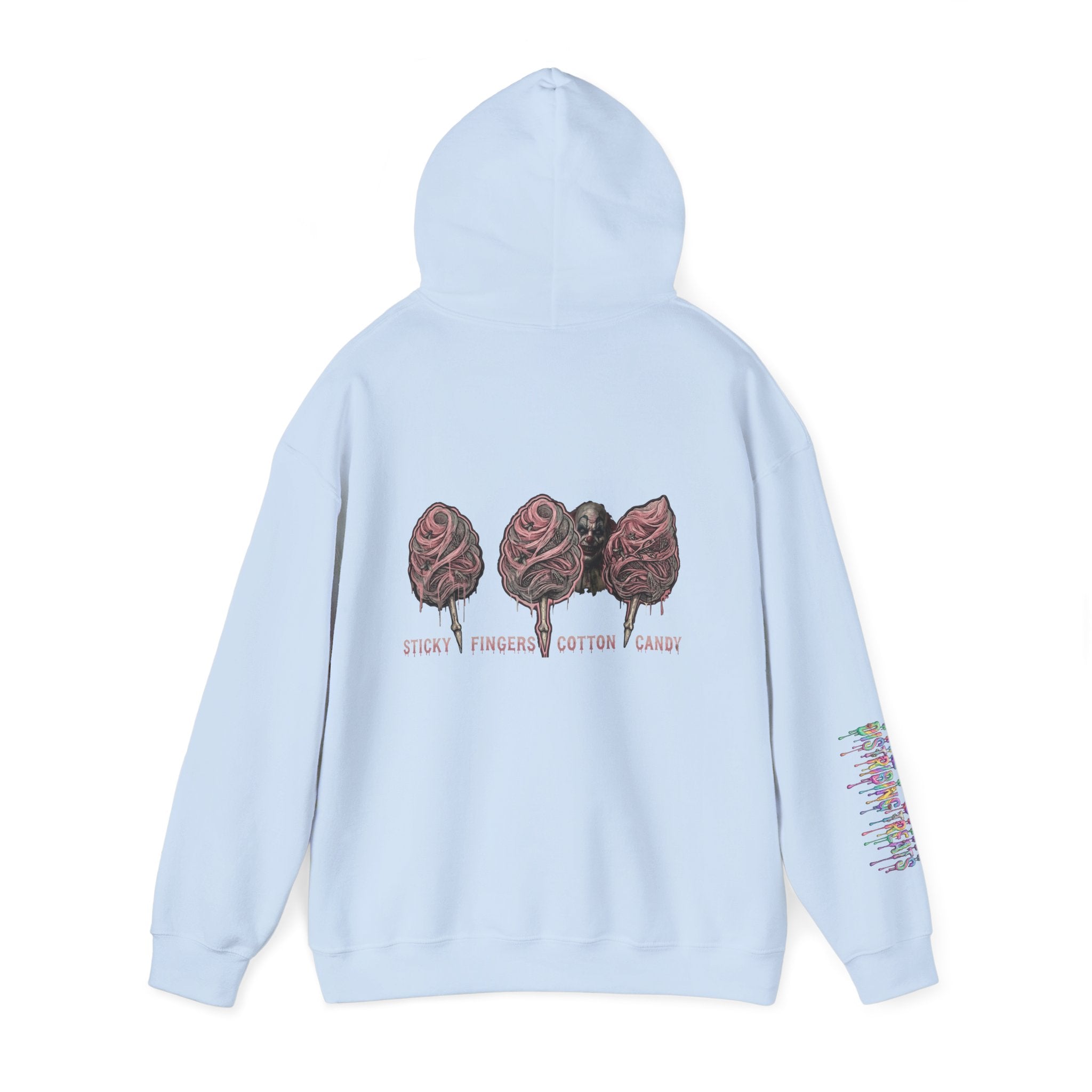 Cotton Candy Skullcream Hoodie — Sticky Fingers Band Graphic Pullover