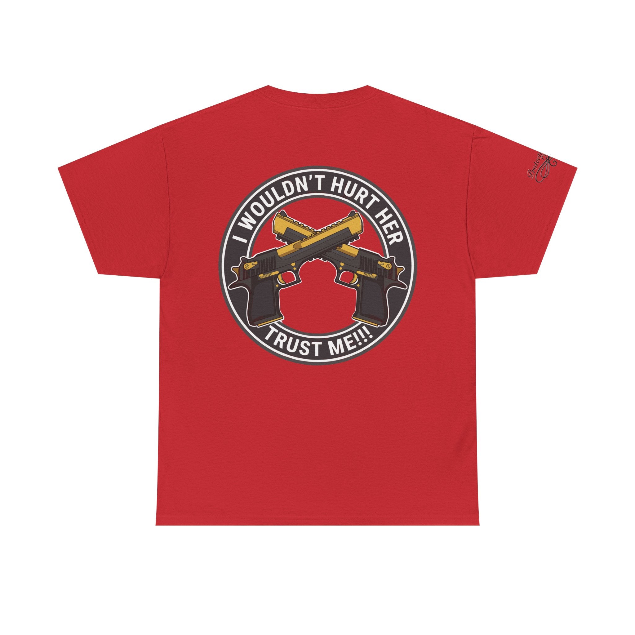 Protective Dad Pistols T-Shirt | Here’s Your Warning