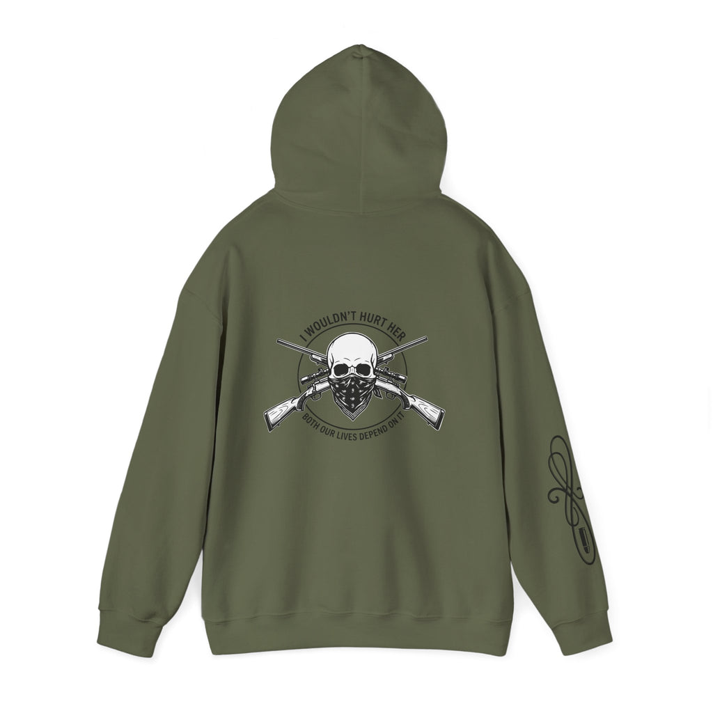 Protective Dad Rifle - Hoodie | Here’s Your Warning