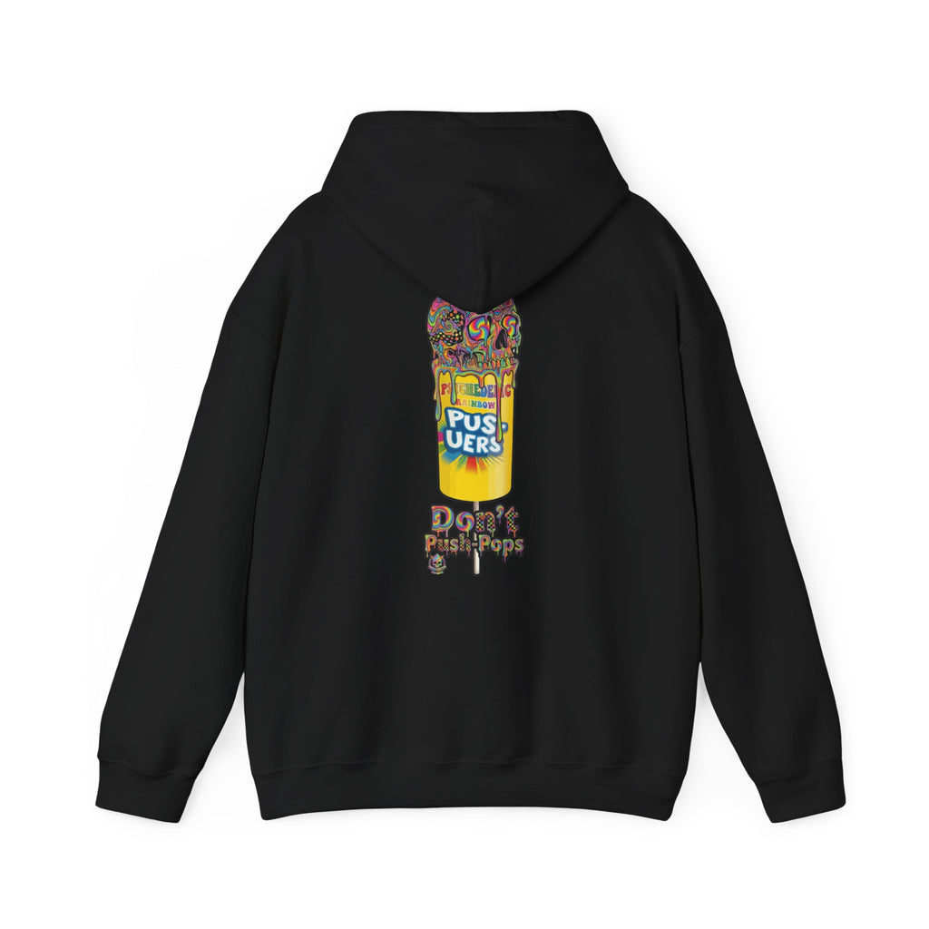 Skullcream-Don’t Push-Pops Hoodie | Dripping Skull Graphic