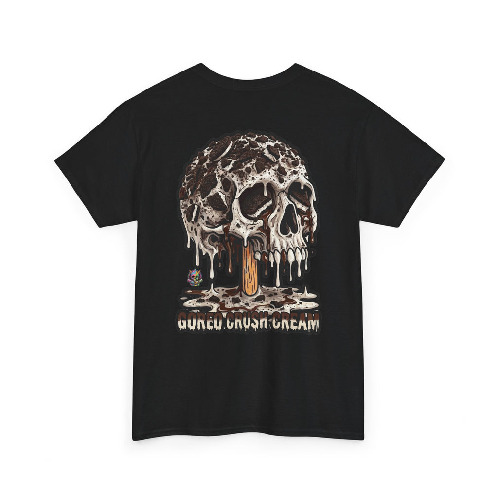 Skullcream-Goreo Crush Cream T-Shirt | Colorful Drip Graphic Tee