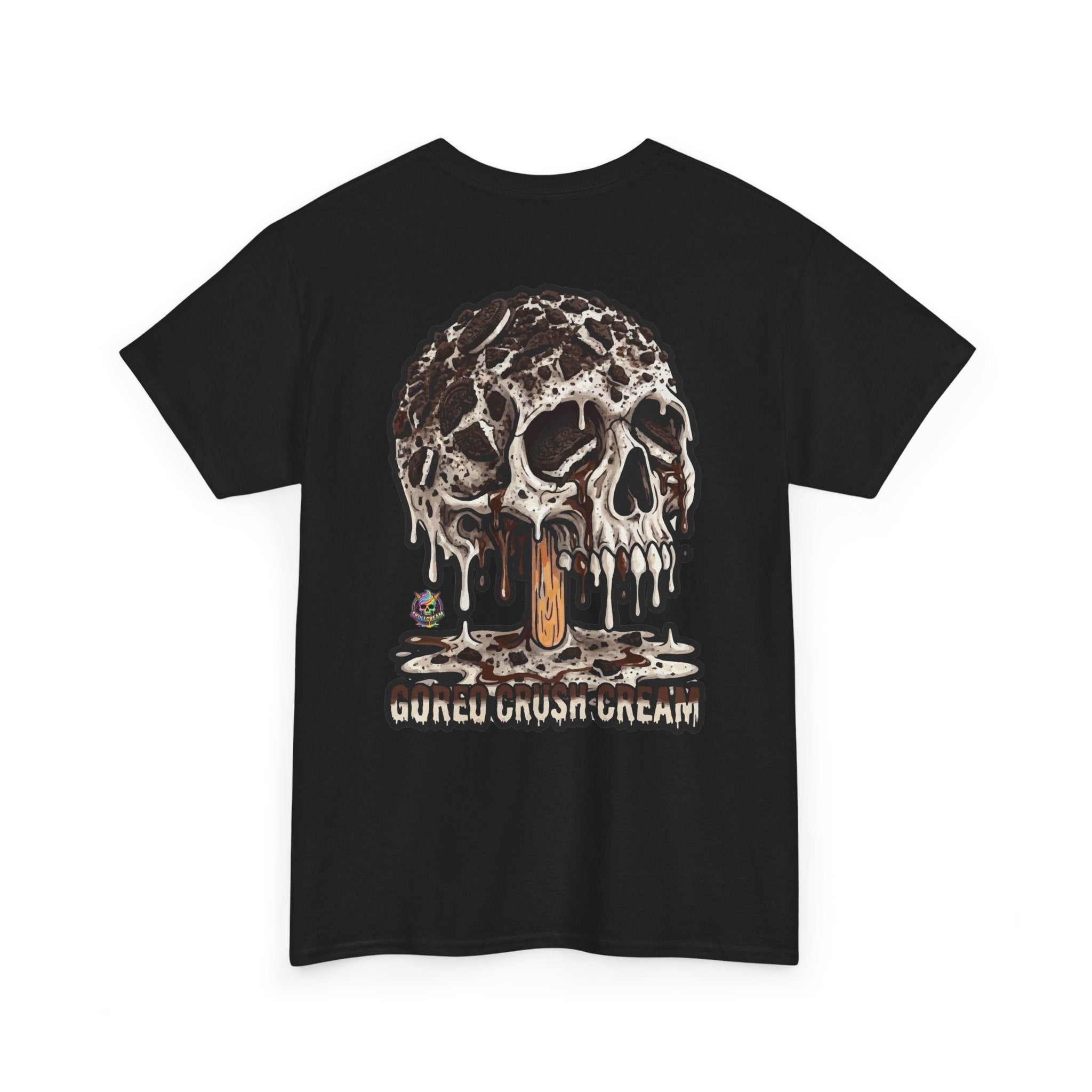 Skullcream-Goreo Crush Cream T-Shirt | Colorful Drip Graphic Tee