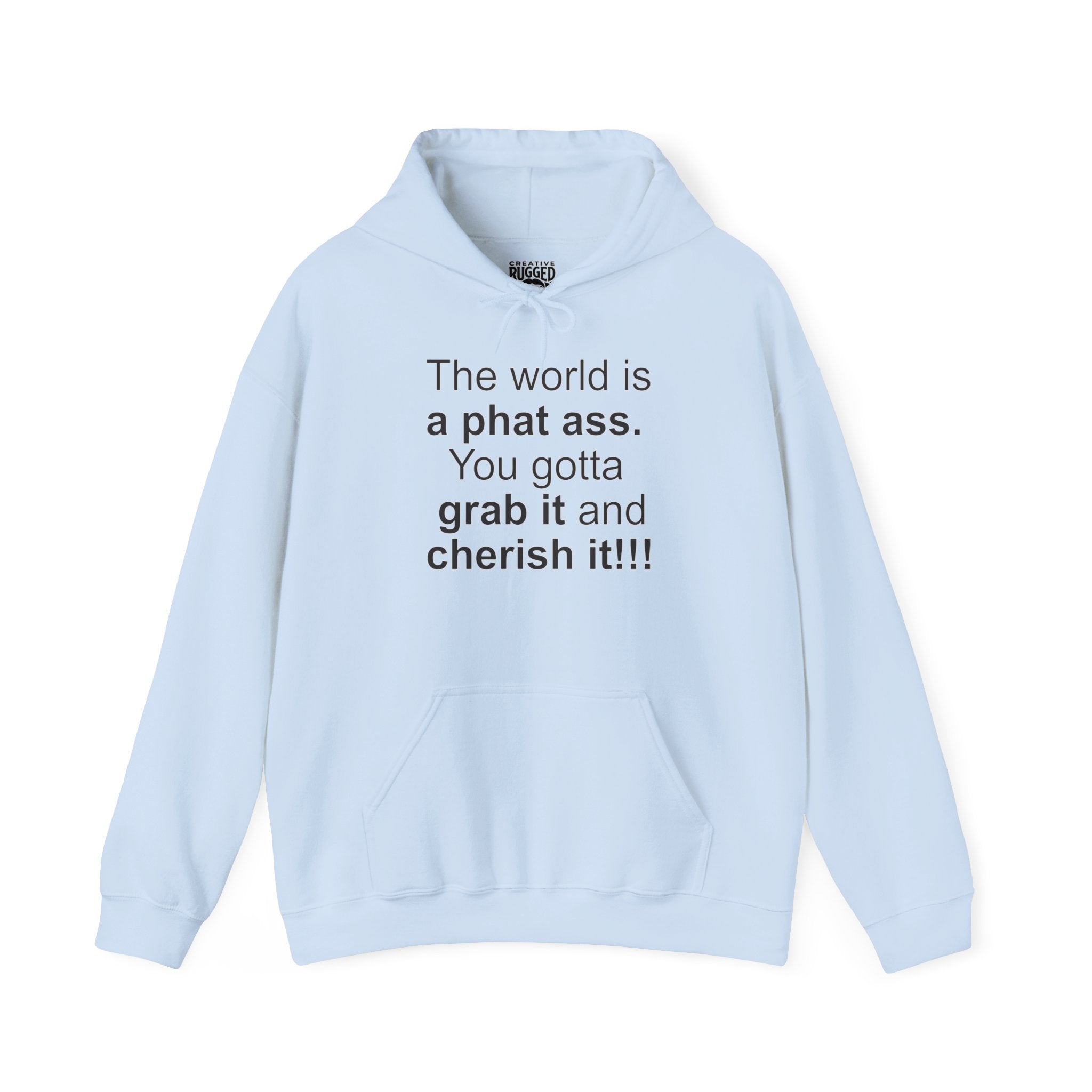 The World | Yes Sir Hoodie | Cherish It Graphic Hoodie