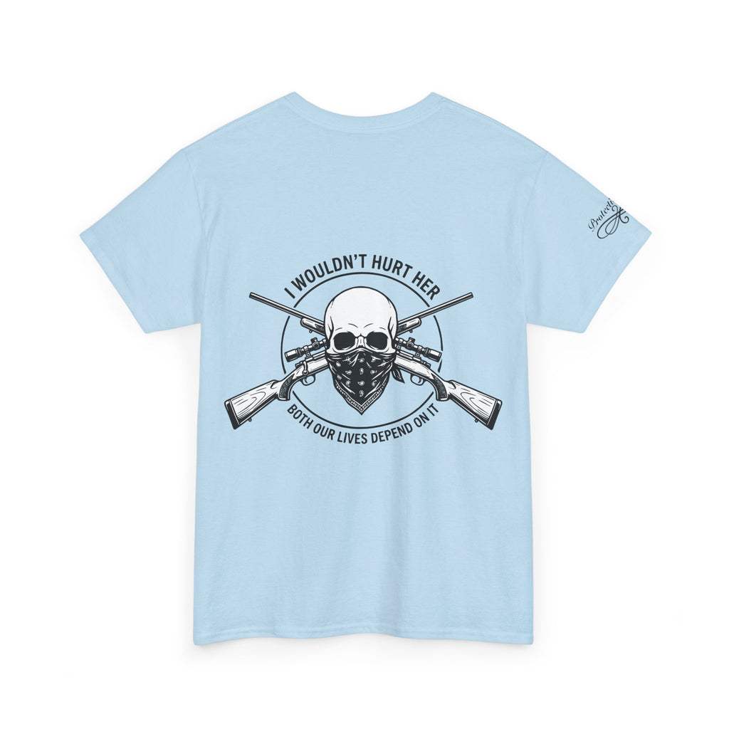 Protective Dad-Rifles T-Shirt | Here’s Your Warning