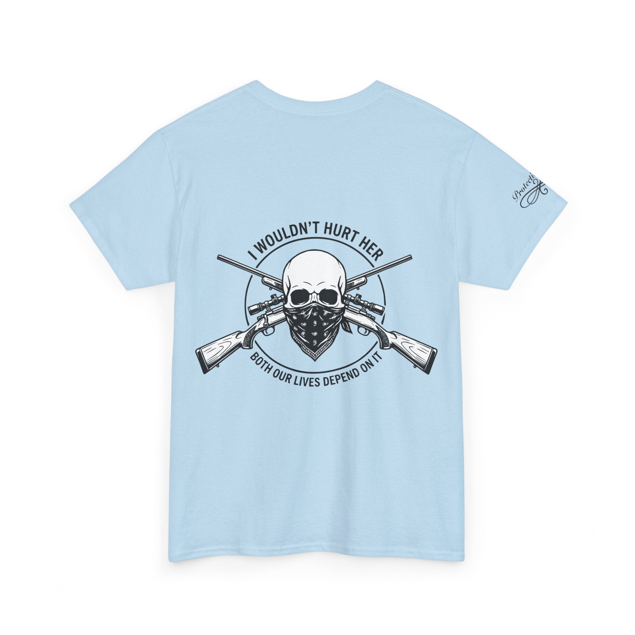Protective Dad-Rifles T-Shirt | Here’s Your Warning