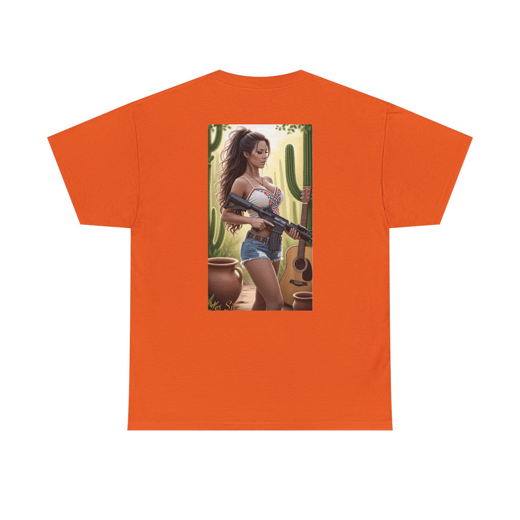 Nice Guitar-Yes Sir T-Shirt | Parental Advisory for the Bearded