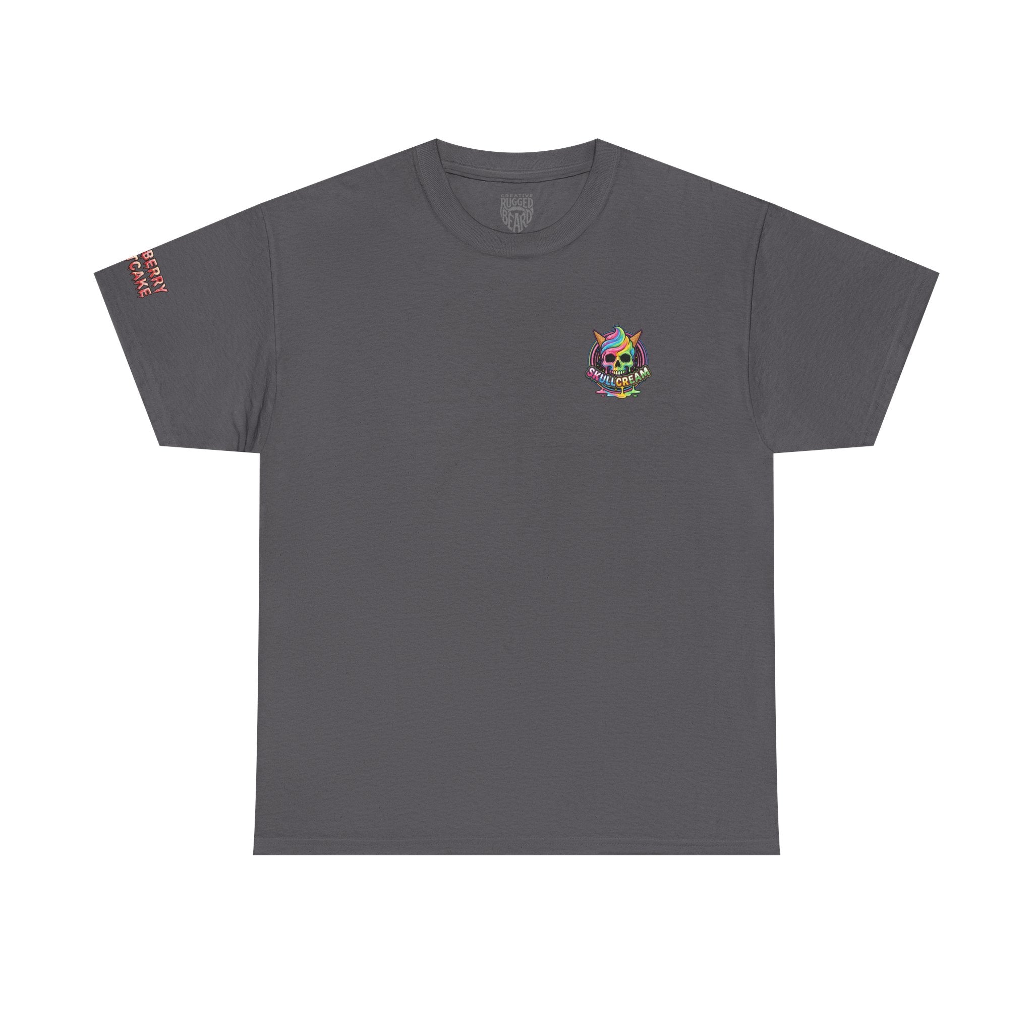 Skullcream-Skullberry Shortcake T-Shirt | Colorful Drip Graphic Tee