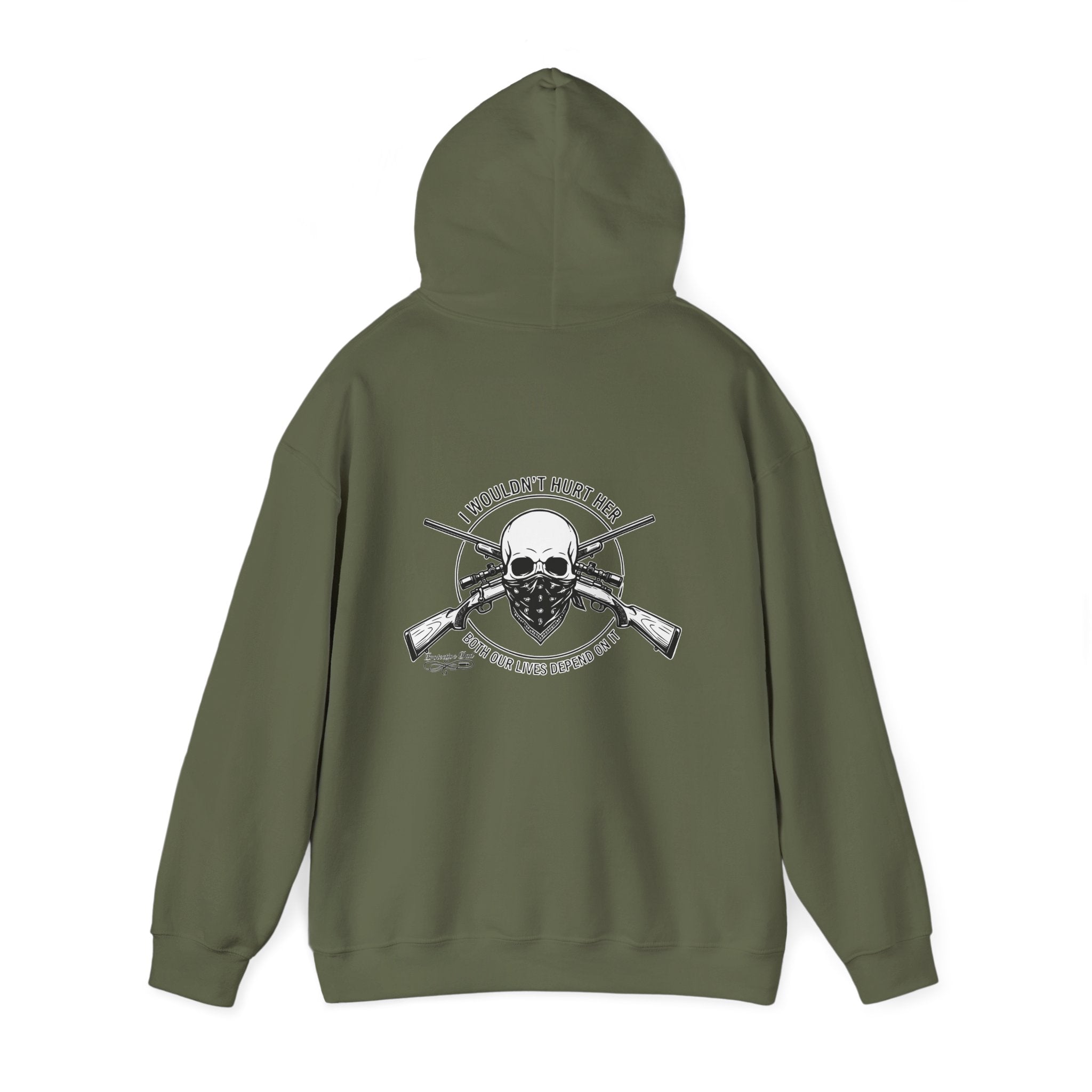 Protective Dad Rifle - Hoodie | Here’s Your Warning