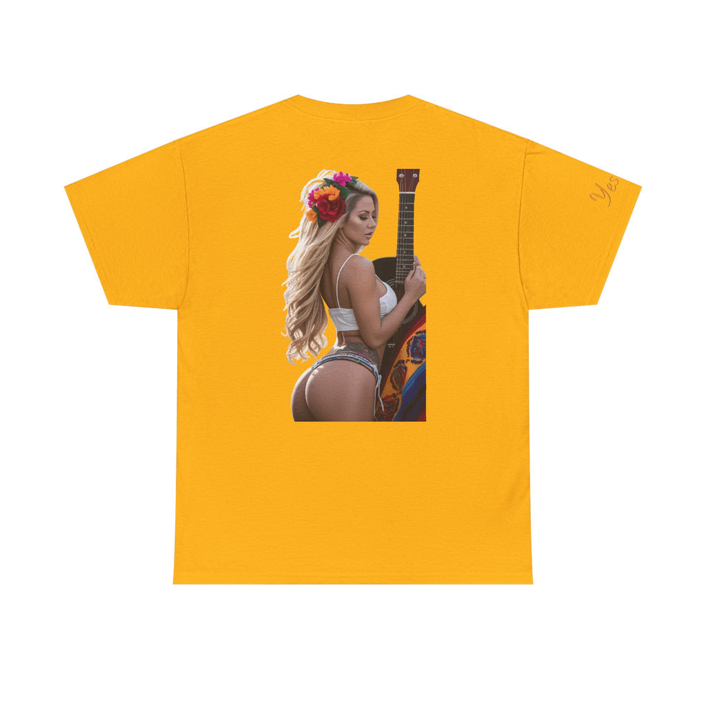 Pretty Flowers-Yes Sir T-Shirt | Parental Advisory  for the Bearded