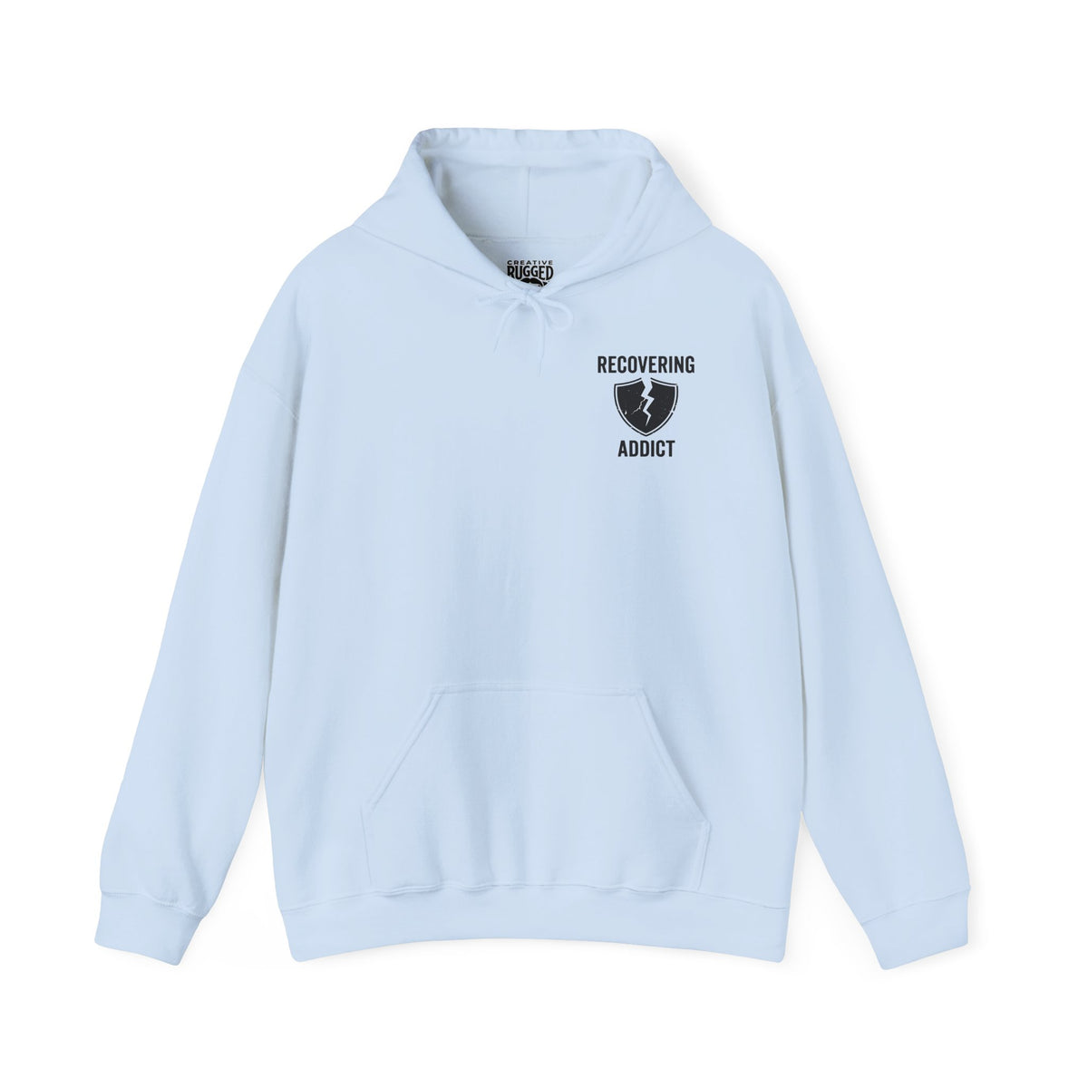 Addicted | Yes Sir Hoodie | Recovering Addict Graphic Hoodie