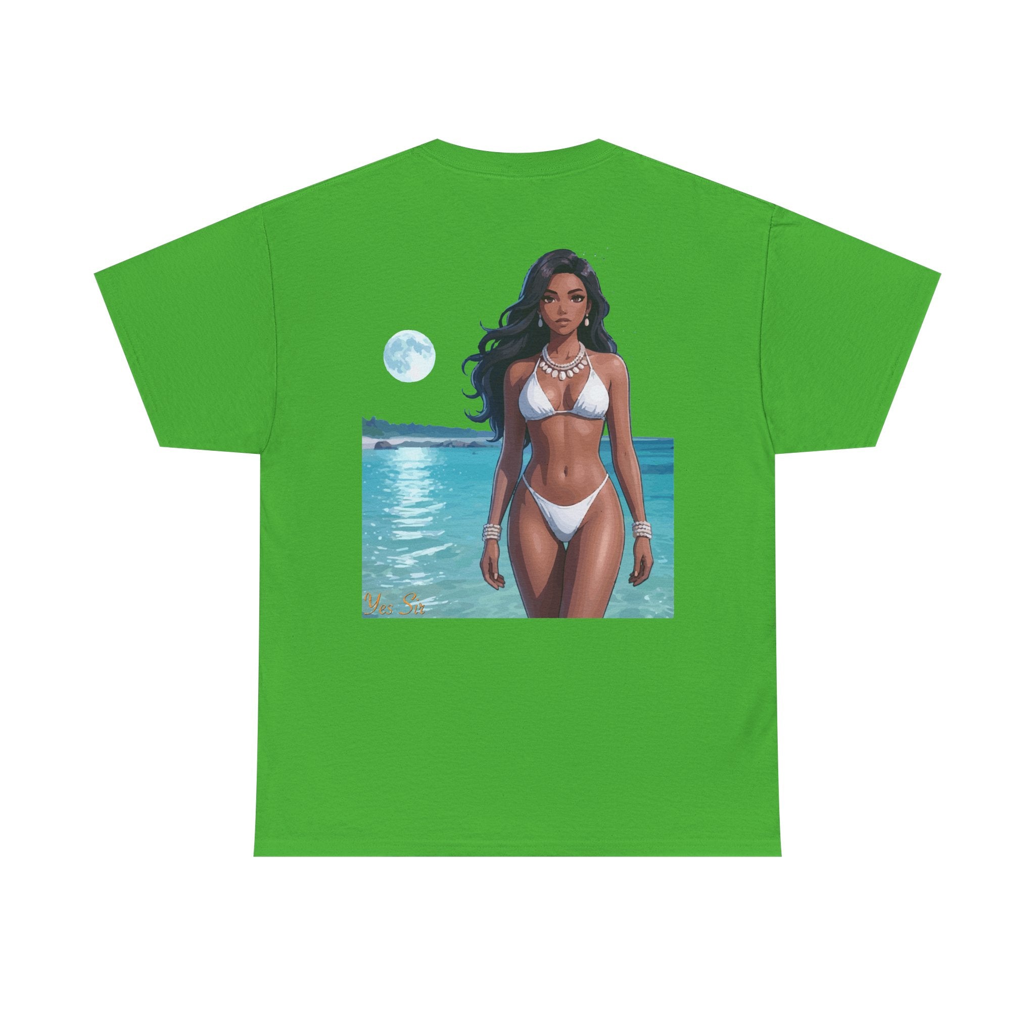Under the Moon Light Yes Sir T-Shirt | Parental Advisory  for the Bearded
