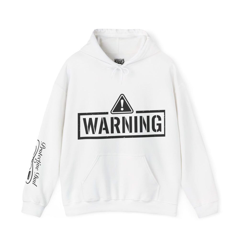Protective Dad-Shotguns Hoodie | Here’s Your Warning | Black Font