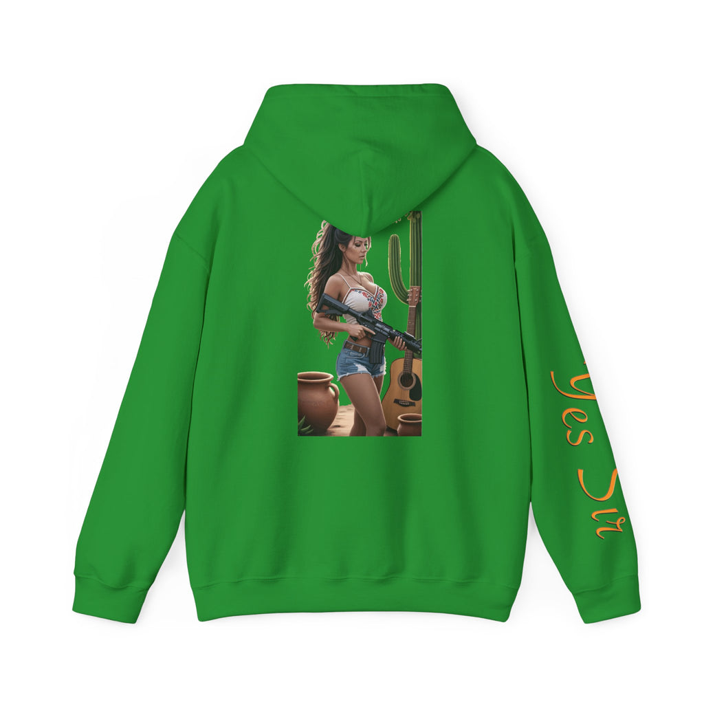 Nice Guitar- Yes Sir Hoodie | Parental Advisory  for the Bearded