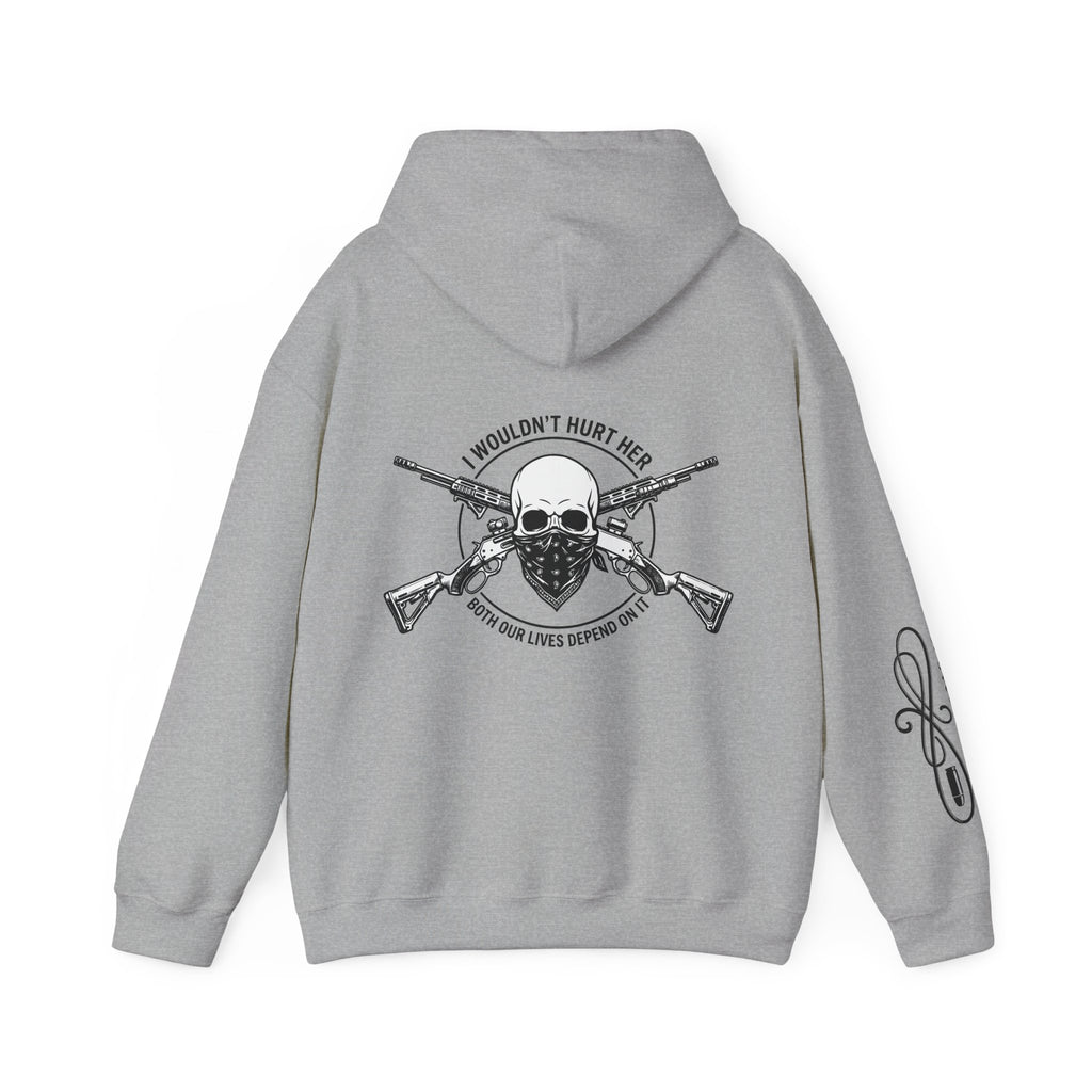 Protective Dad-Lever Actions Hoodie | Here’s Your Warning | Black Font