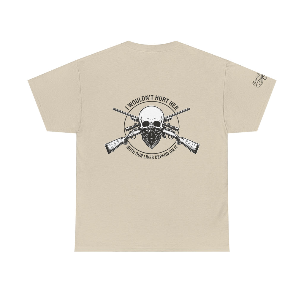Protective Dad Rifles T-Shirt | Here’s Your Warning