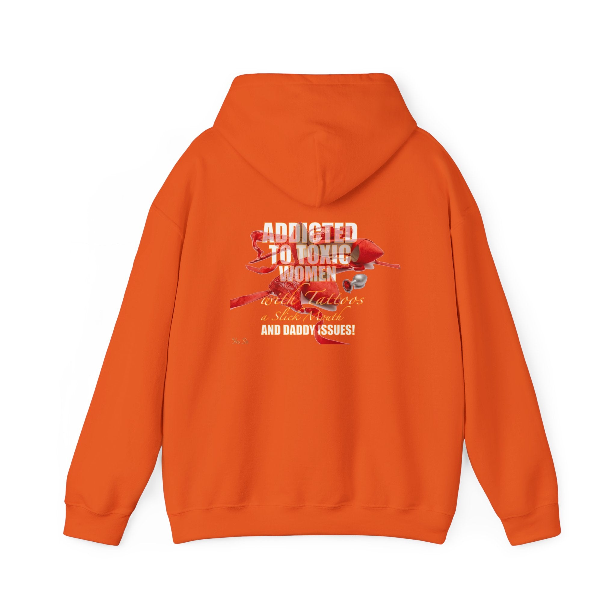 Addicted | Yes Sir Hoodie | Recovering Addict Graphic Hoodie