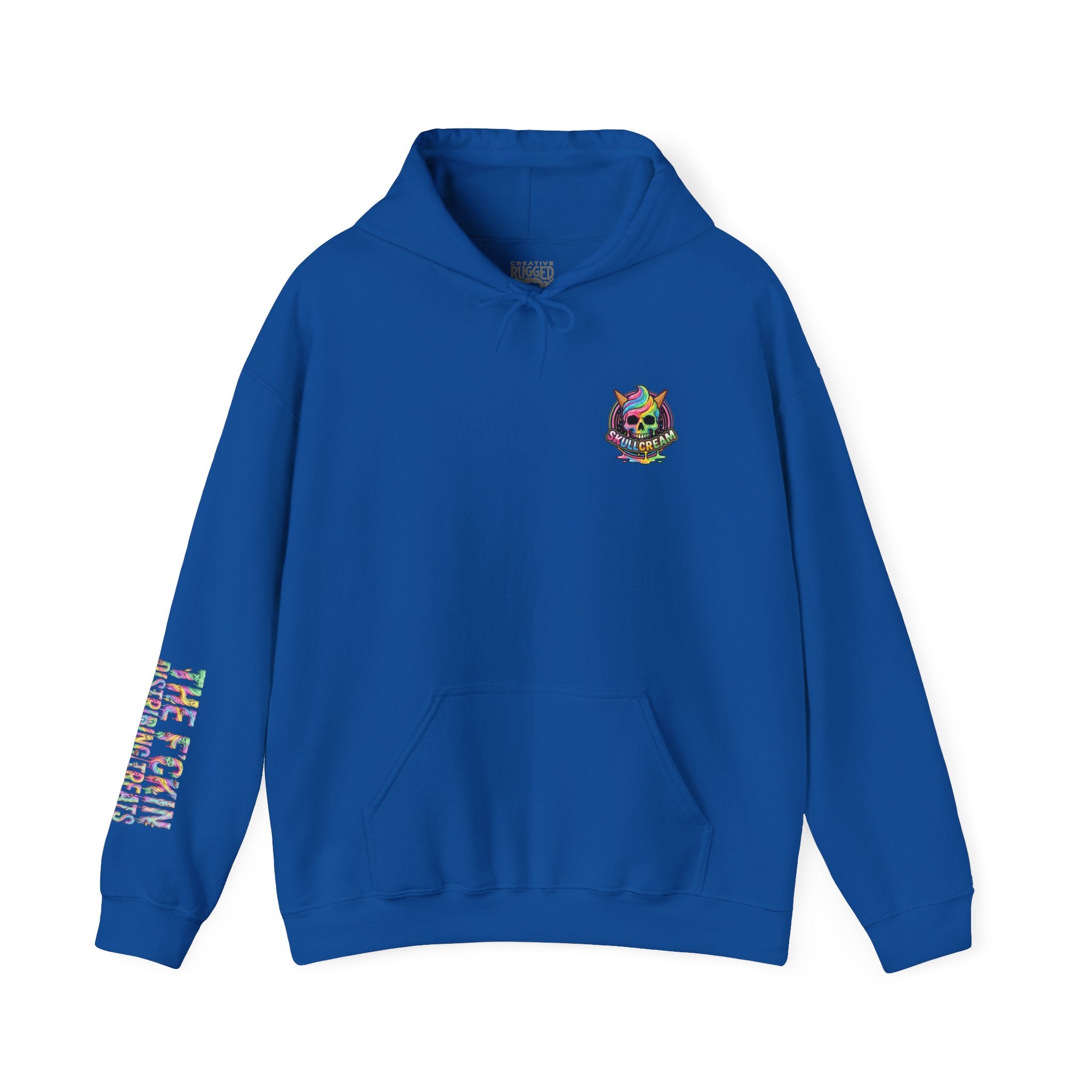 Skullcream Creepy Candy Apple Hoodie — 'Parasitic Carnival' Graphic Pullover