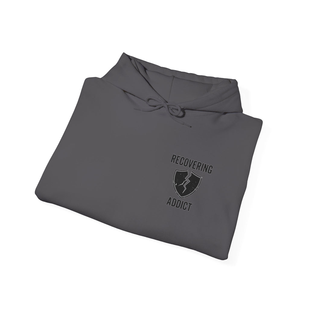 Addicted | Yes Sir Hoodie | Recovering Addict Graphic Hoodie