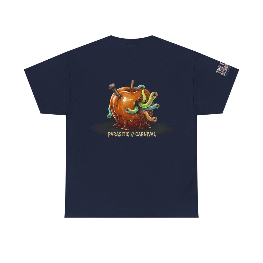 Skullcream Carnival Caramel Apple - Spooky Candy Apple Graphic T-Shirt