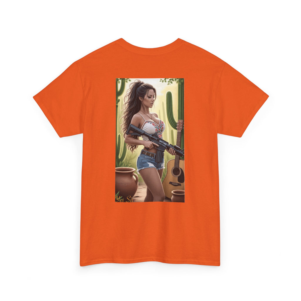 Nice Guitar-Yes Sir T-Shirt | Parental Advisory for the Bearded