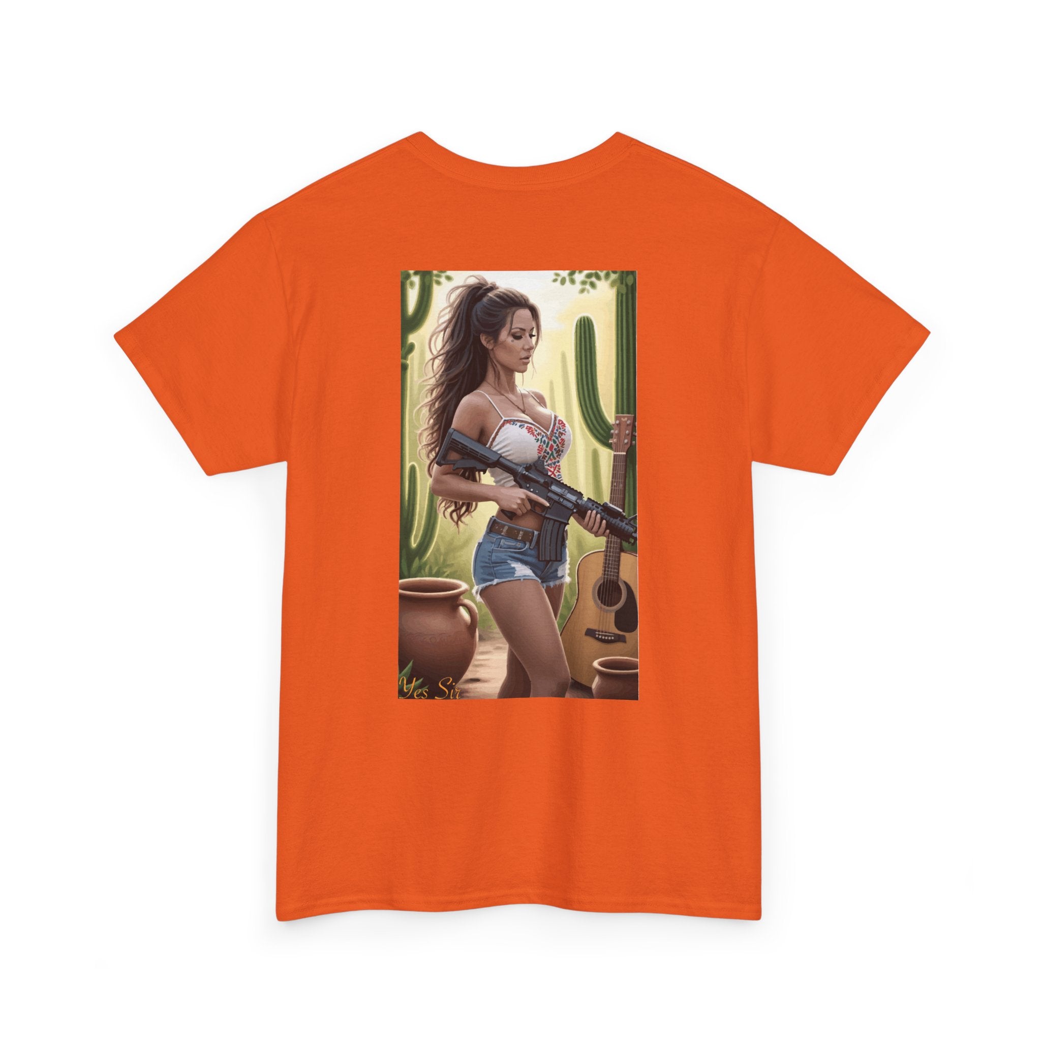 Nice Guitar-Yes Sir T-Shirt | Parental Advisory for the Bearded