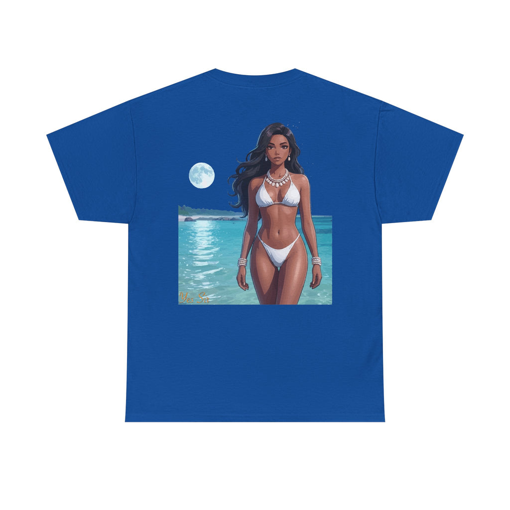 Under the Moon Light Yes Sir T-Shirt | Parental Advisory  for the Bearded