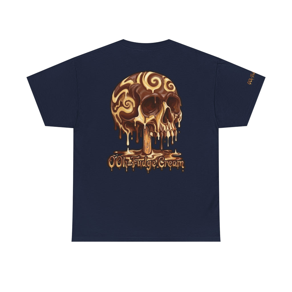 Skullcream-Ooh-Fudge Cream T-Shirt | Colorful Drip Graphic Tee