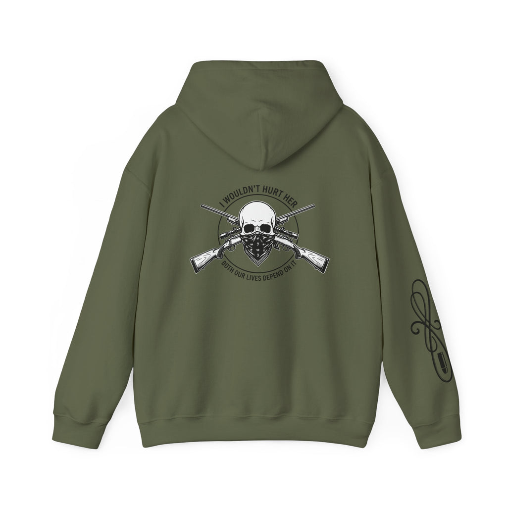 Protective Dad Rifle - Hoodie | Here’s Your Warning