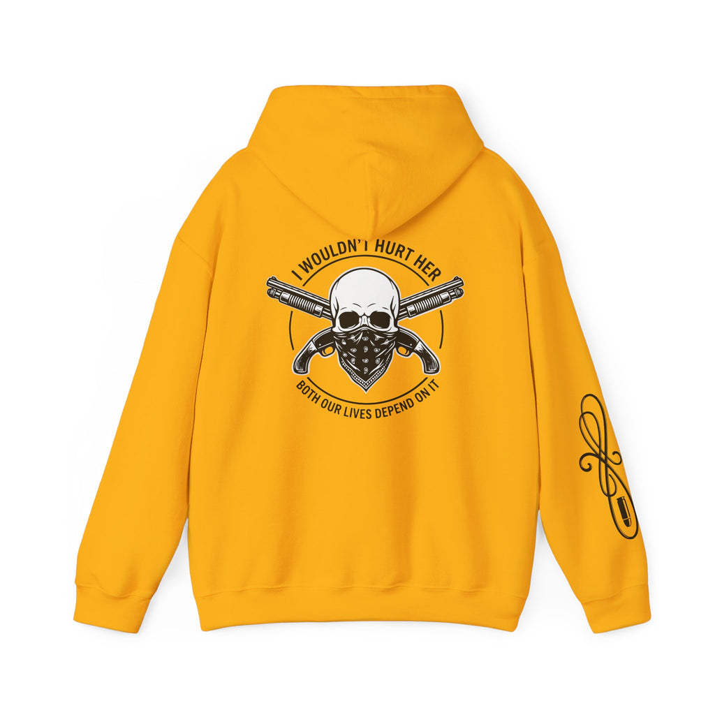 Protective Dad Sawed Off Shotguns - Hoodie | Here’s Your Warning