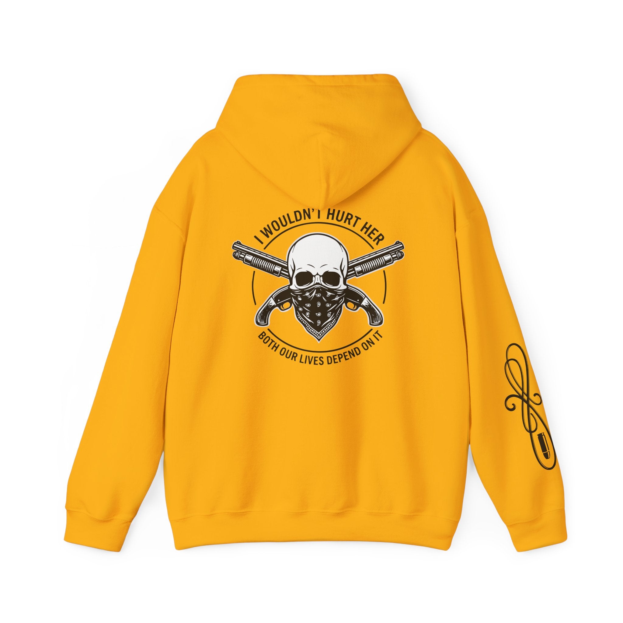 Protective Dad Sawed Off Shotguns - Hoodie | Here’s Your Warning