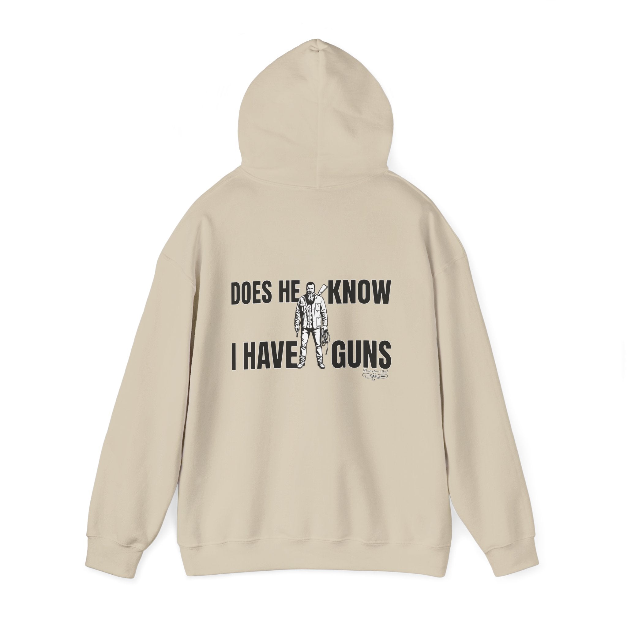 Protective Dad Does He Know Hoodie | Here’s Your Warning