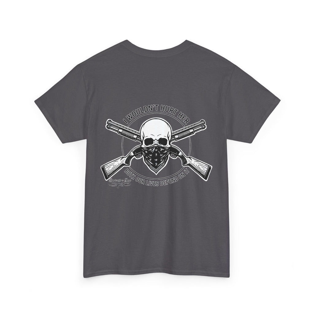Protective Dad Shotguns T-Shirt | Here’s Your Warning