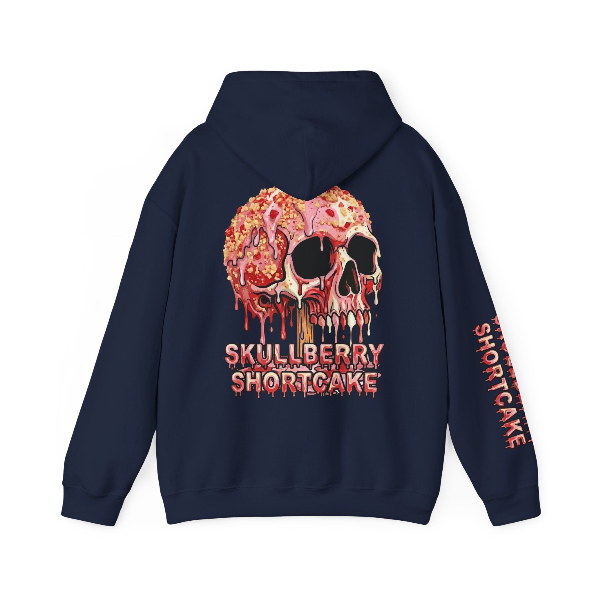 Skullcream-Skullberry Shortcake Hoodie | Dripping Skull Graphic