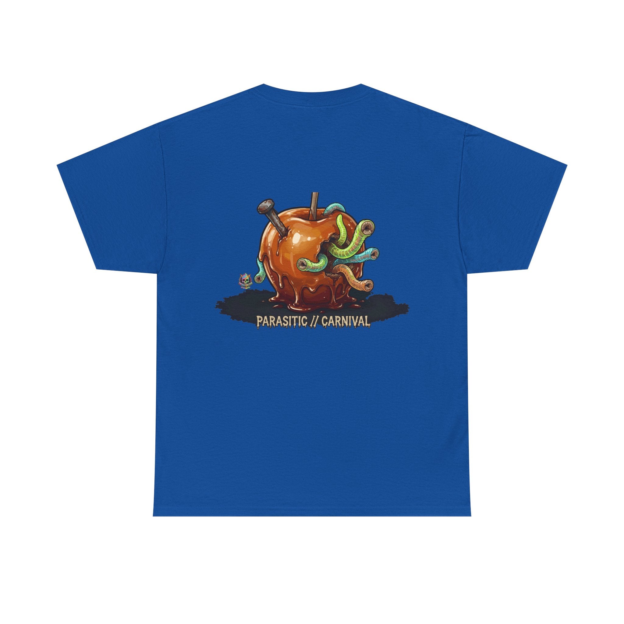 Skullcream Carnival Caramel Apple - Spooky Candy Apple Graphic T-Shirt