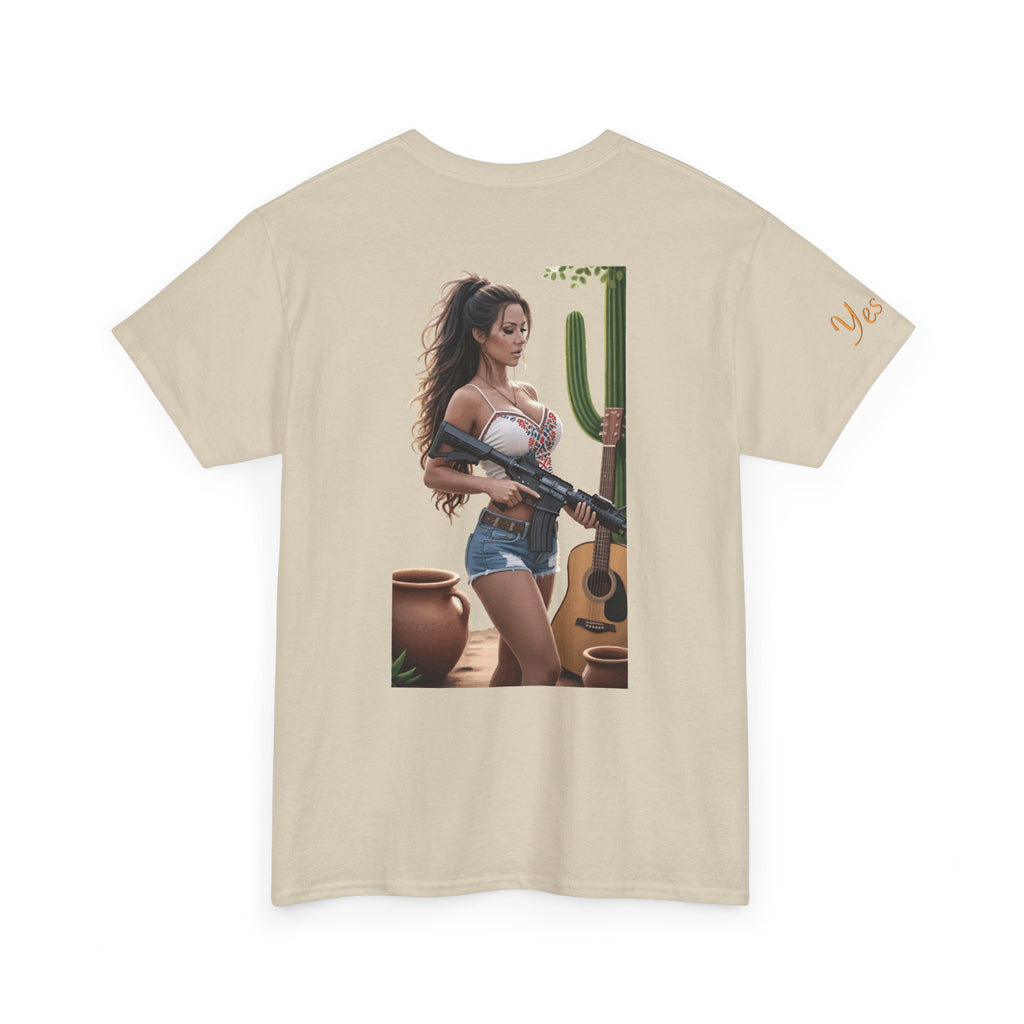 Nice Guitar-Yes Sir T-Shirt | Parental Advisory for the Bearded
