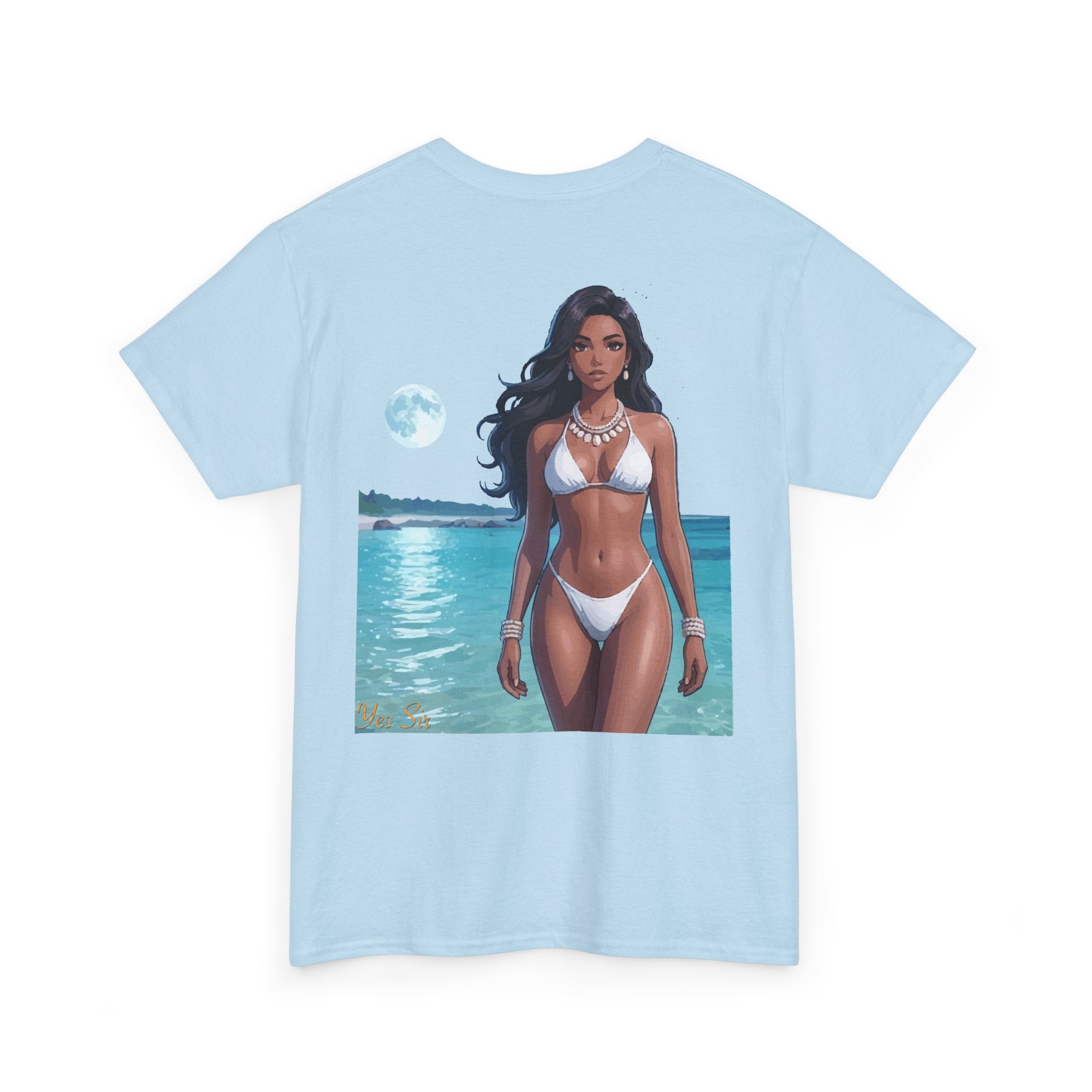 Under the Moon Light Yes Sir T-Shirt | Parental Advisory  for the Bearded