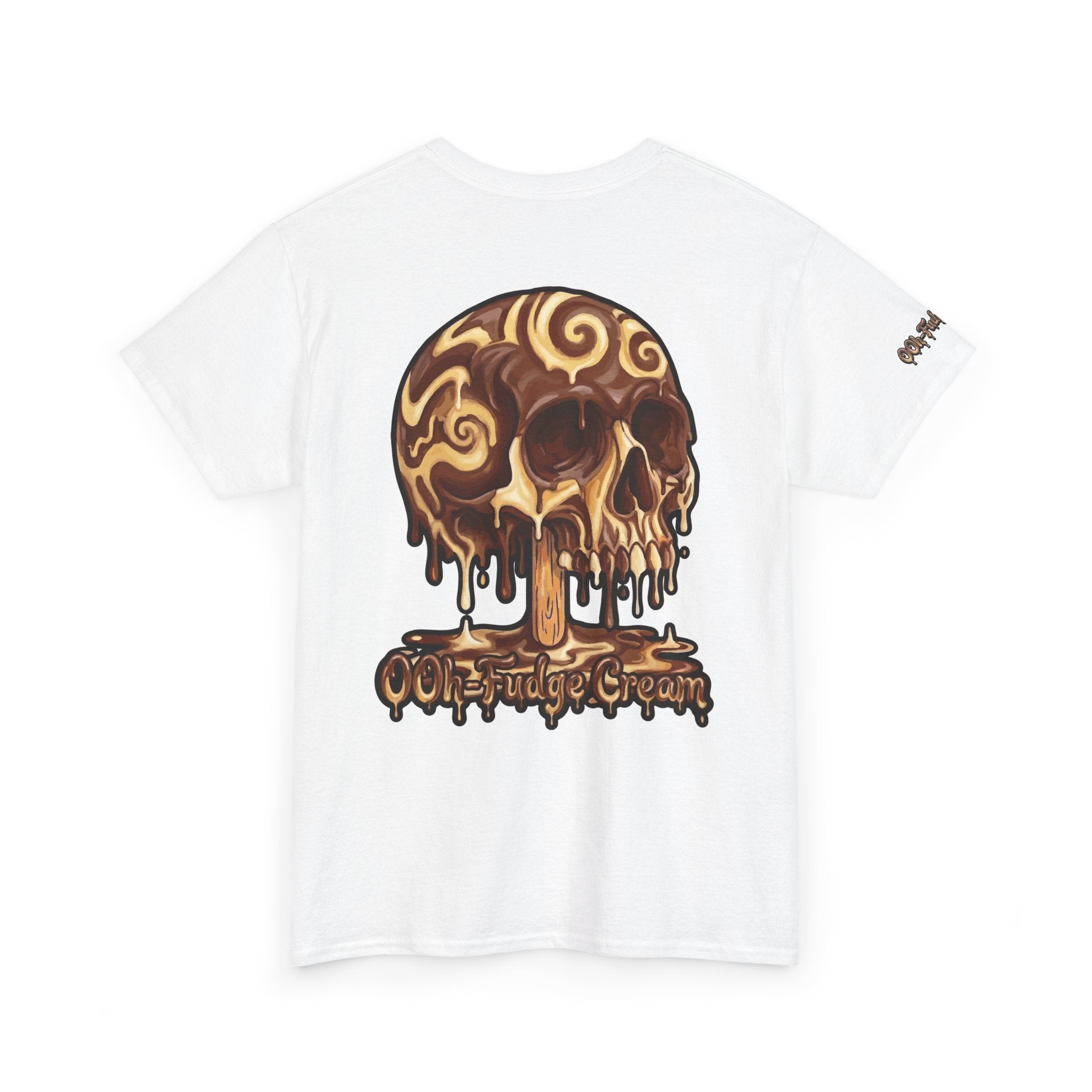 Skullcream-Ooh-Fudge Cream T-Shirt | Colorful Drip Graphic Tee