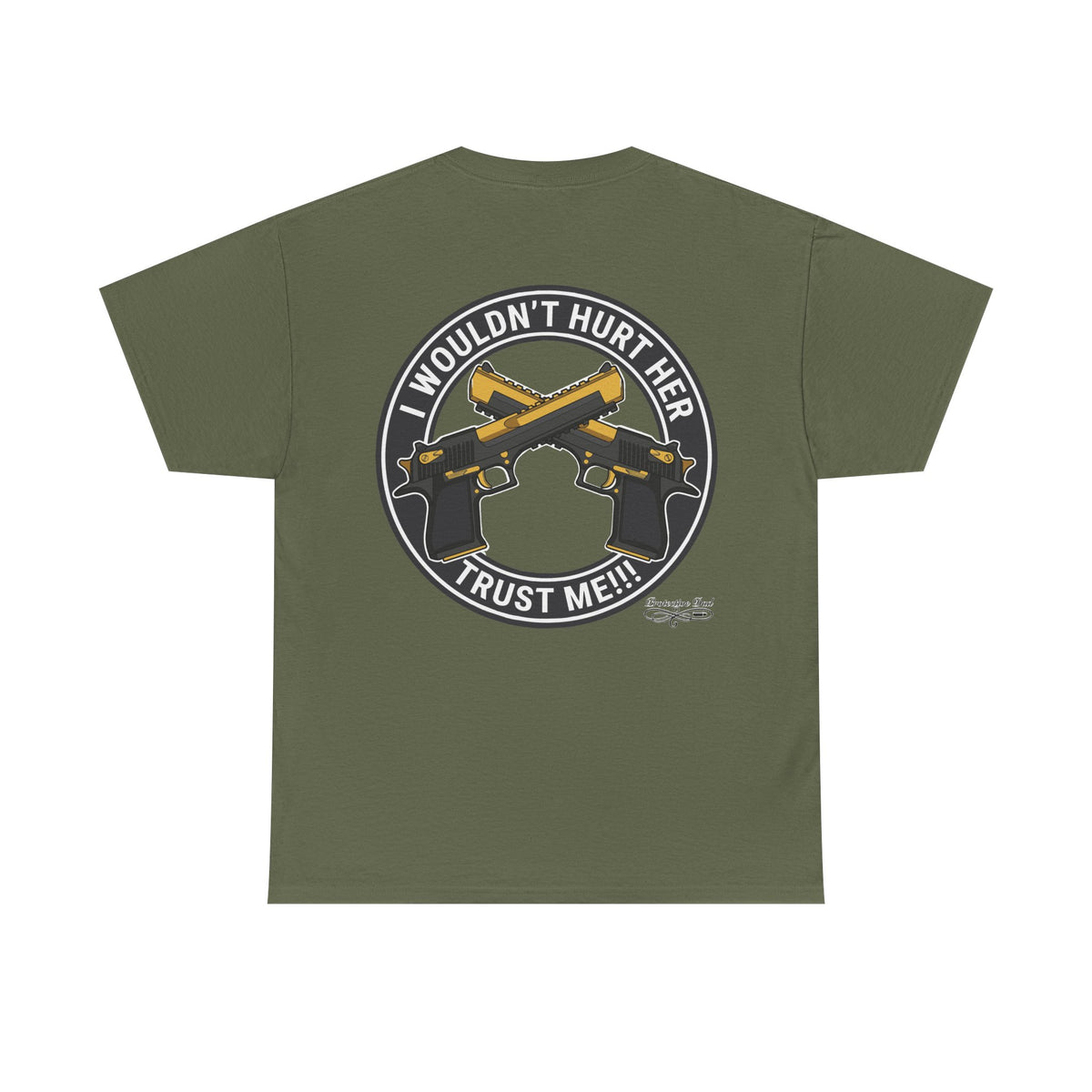 Protective Dad Pistols T-Shirt | Here’s Your Warning