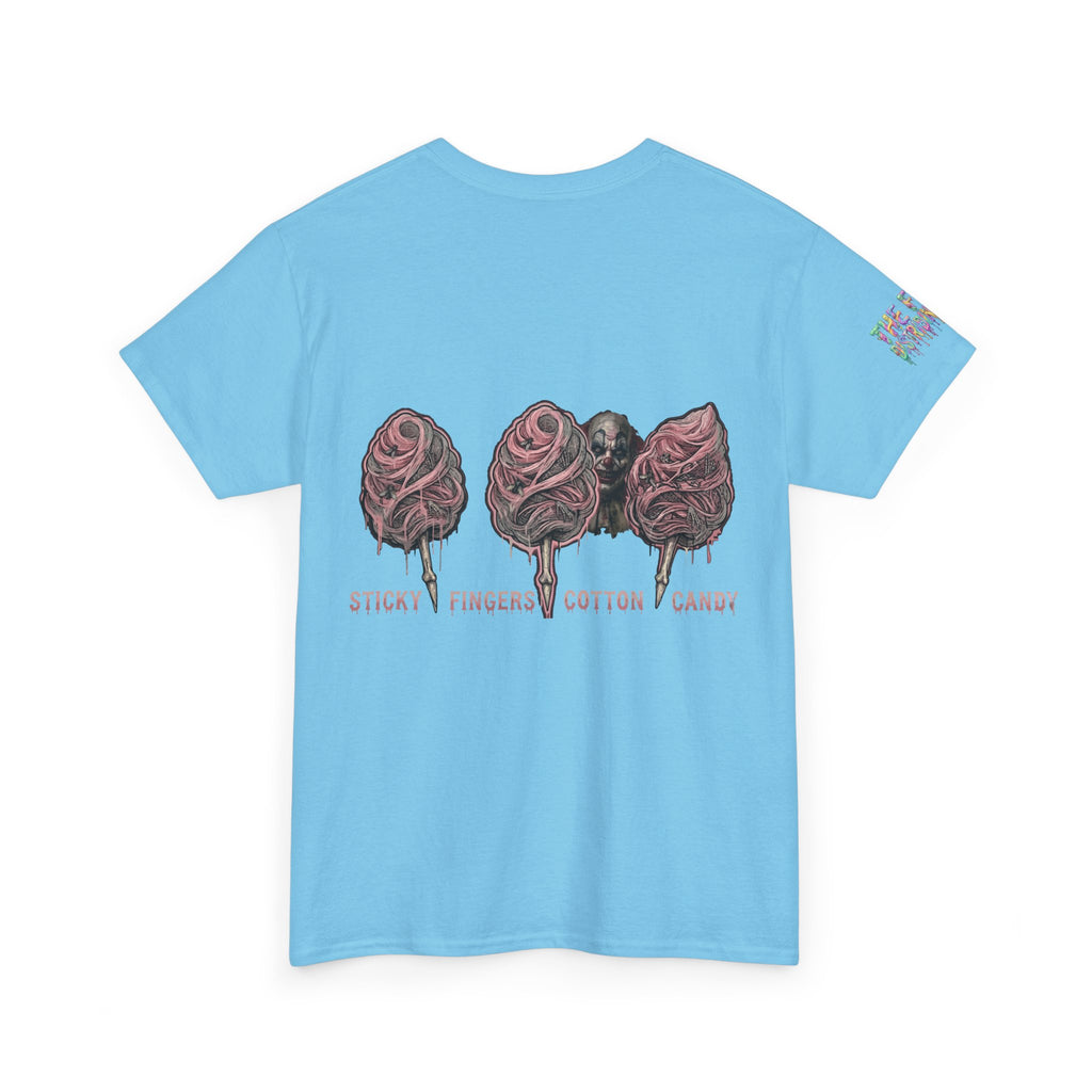 Cotton Candy Skullcream T Shirt — 'Sticky Fingers' Graphic T-Shirt
