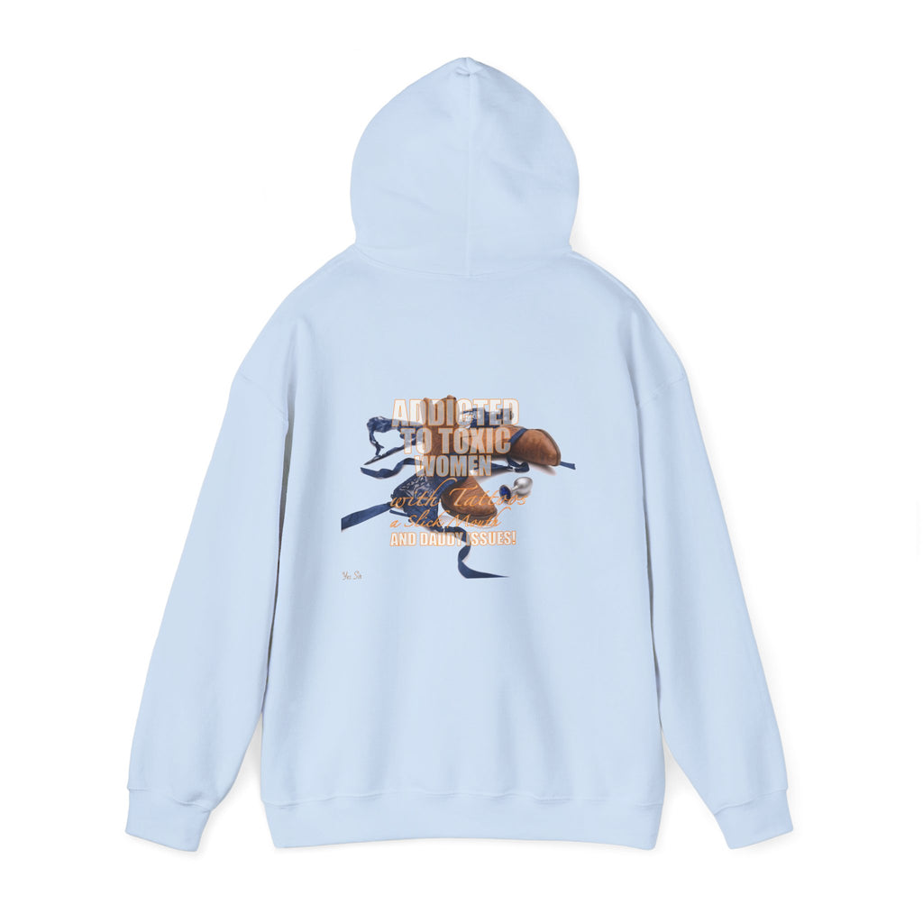Addicted | Yes Sir Hoodie | Recovering Addict Graphic Hoodie